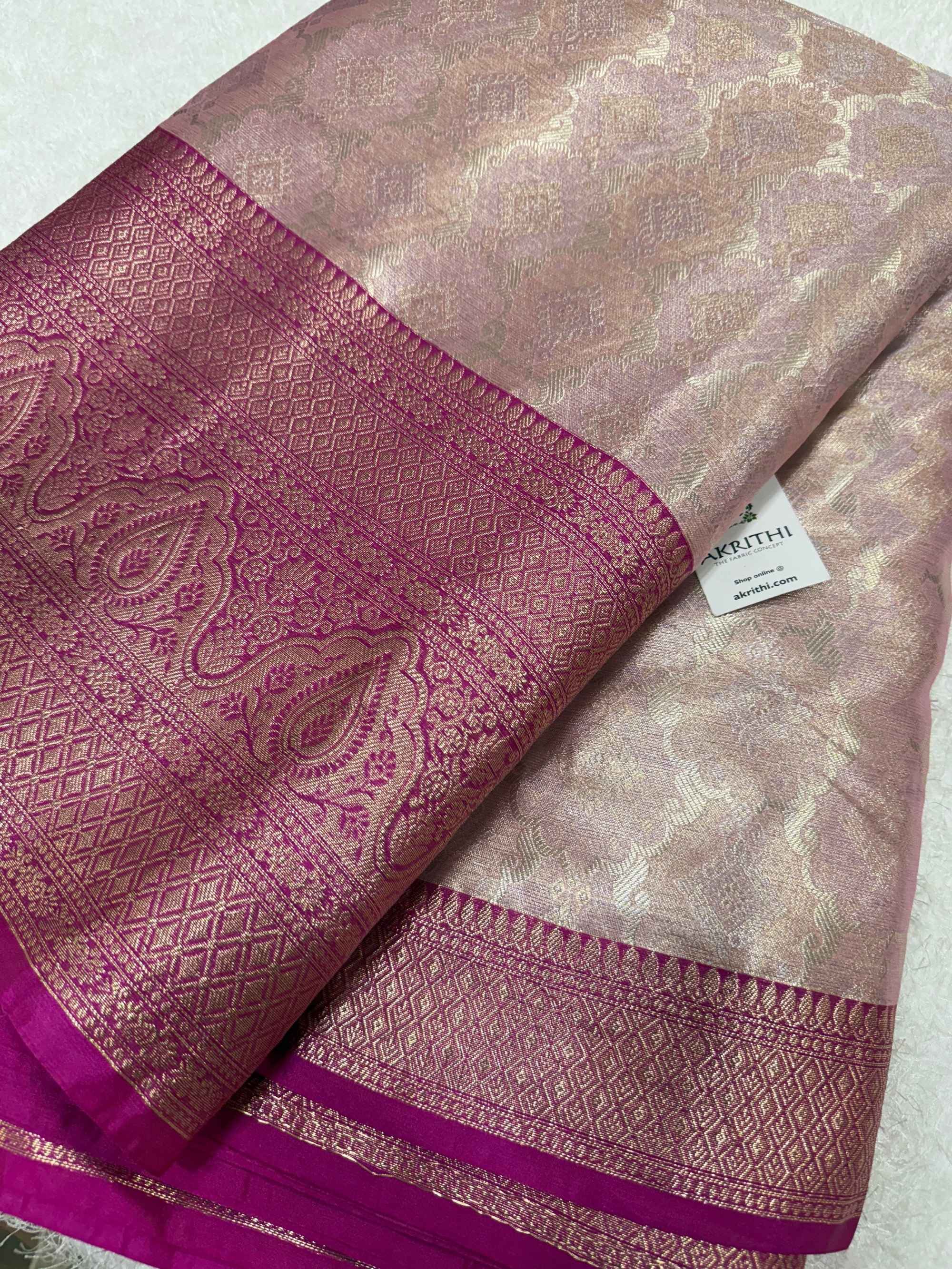 Pure Banarasi brocade fabric