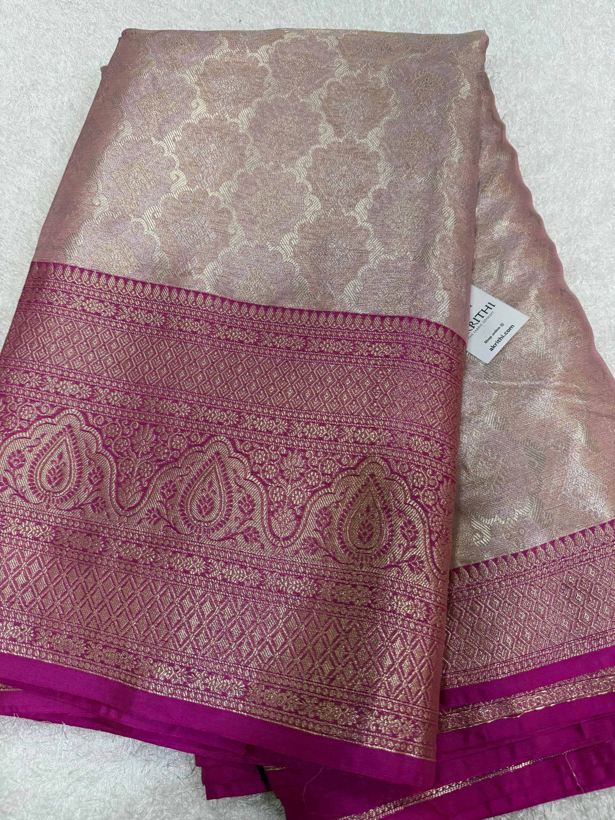 Pure Banarasi brocade fabric