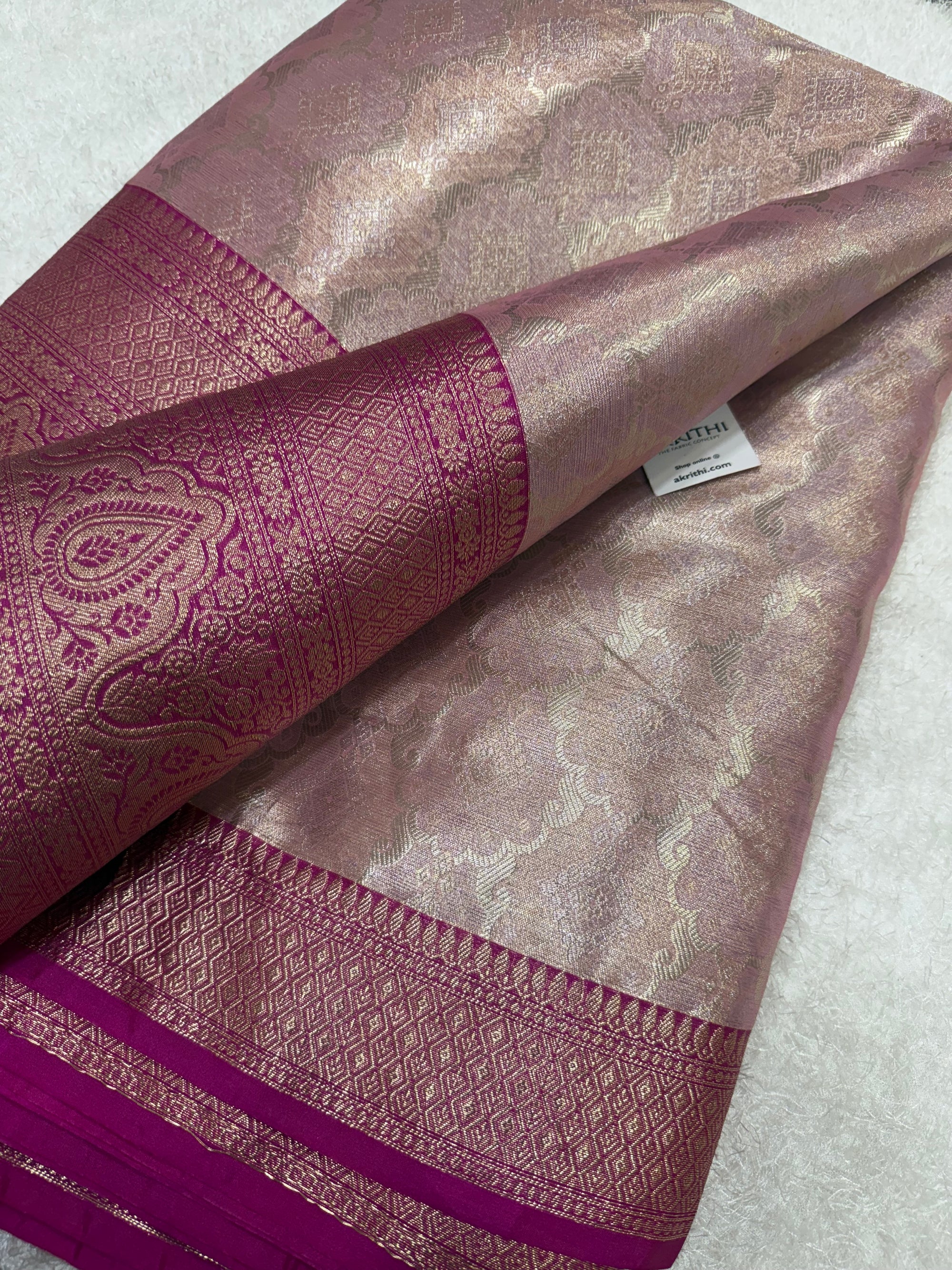 Pure Banarasi brocade fabric