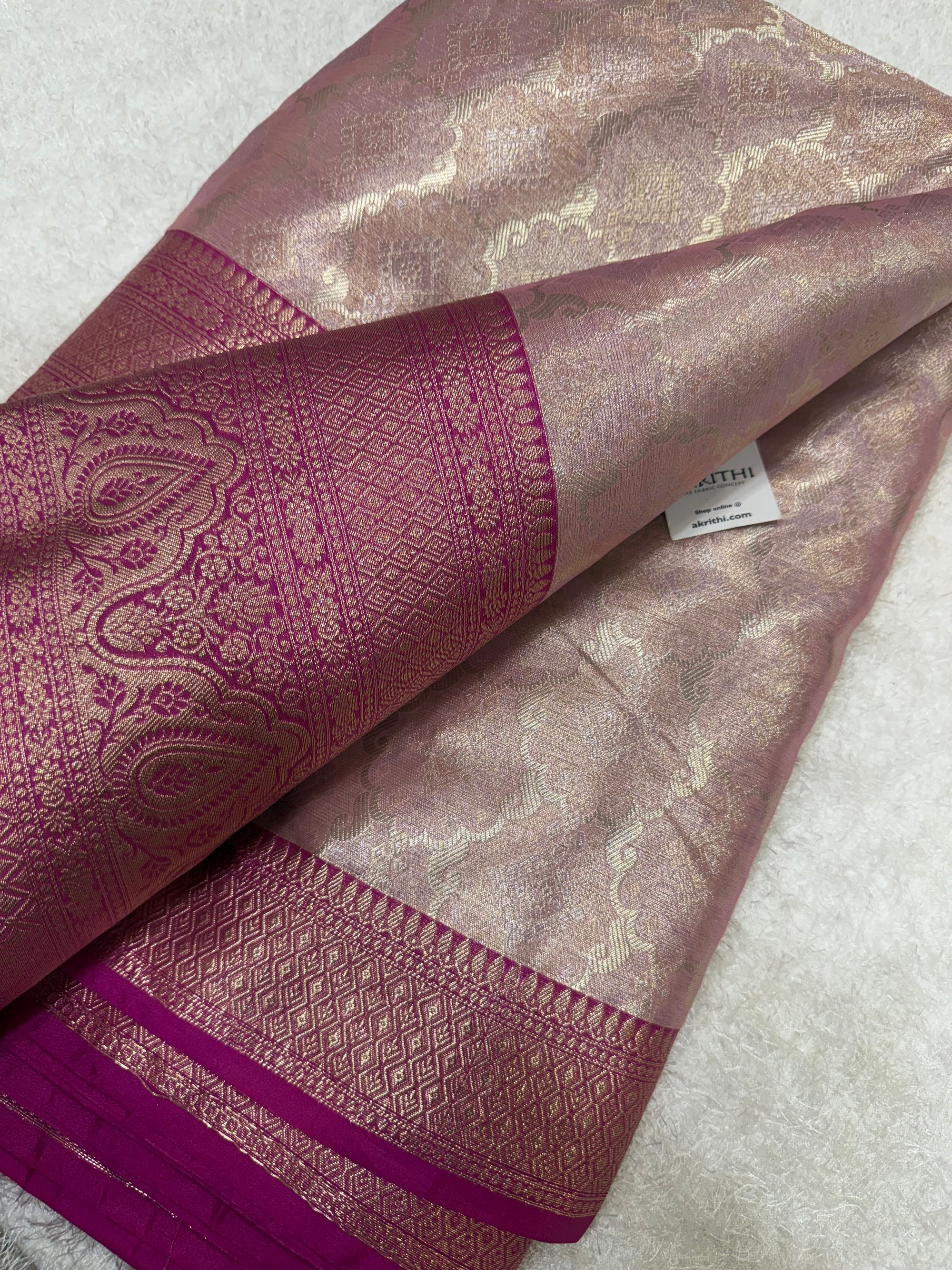 Pure Banarasi brocade fabric