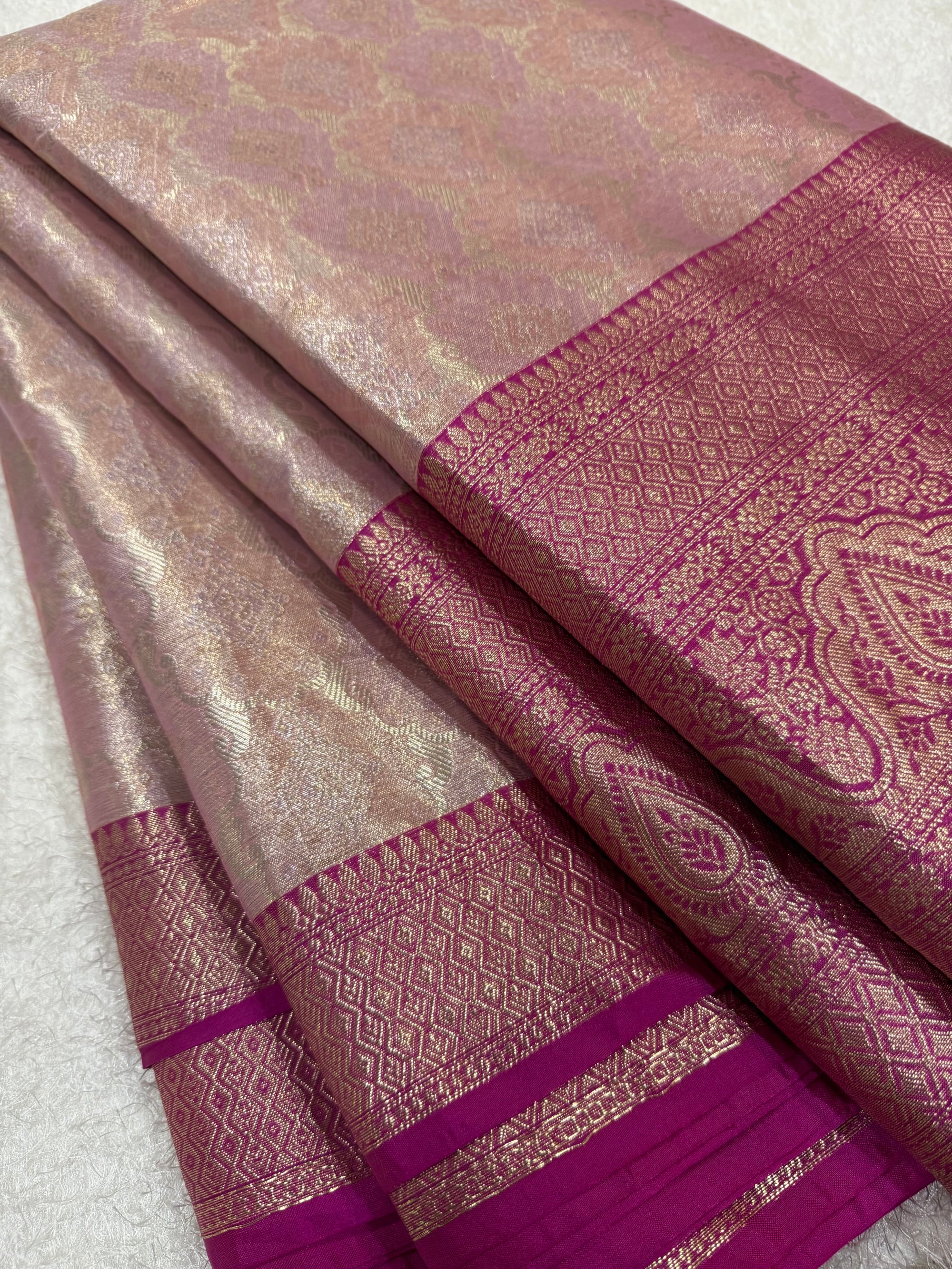 Pure Banarasi brocade fabric