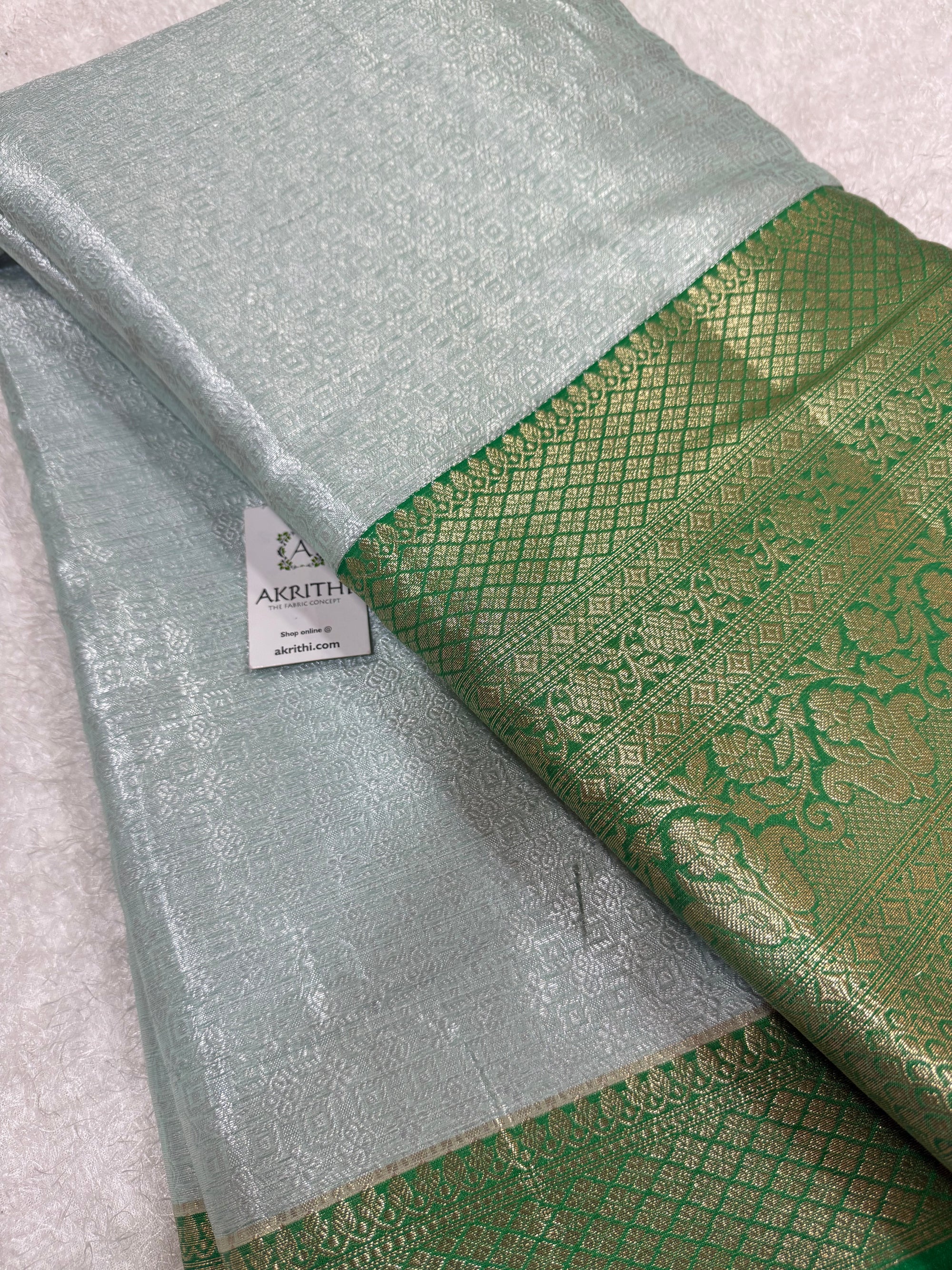Pure Banarasi brocade fabric