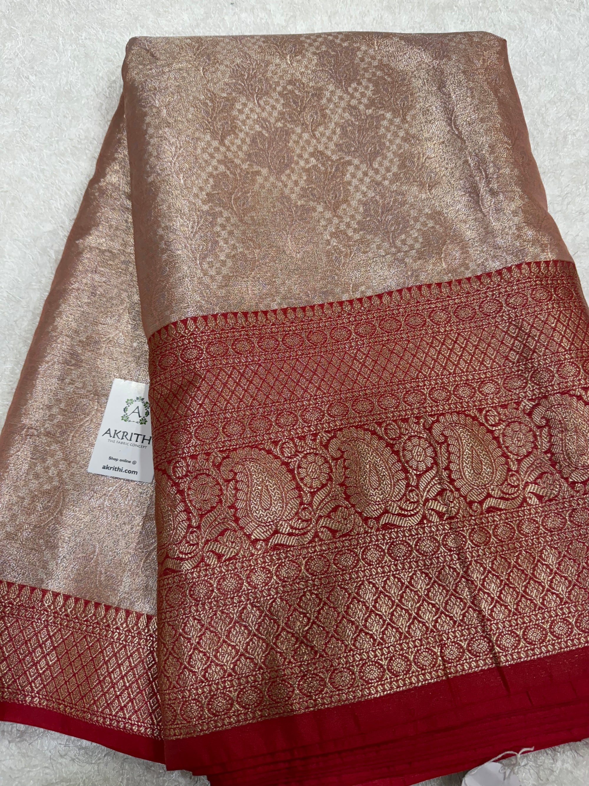 Pure Banarasi brocade fabric