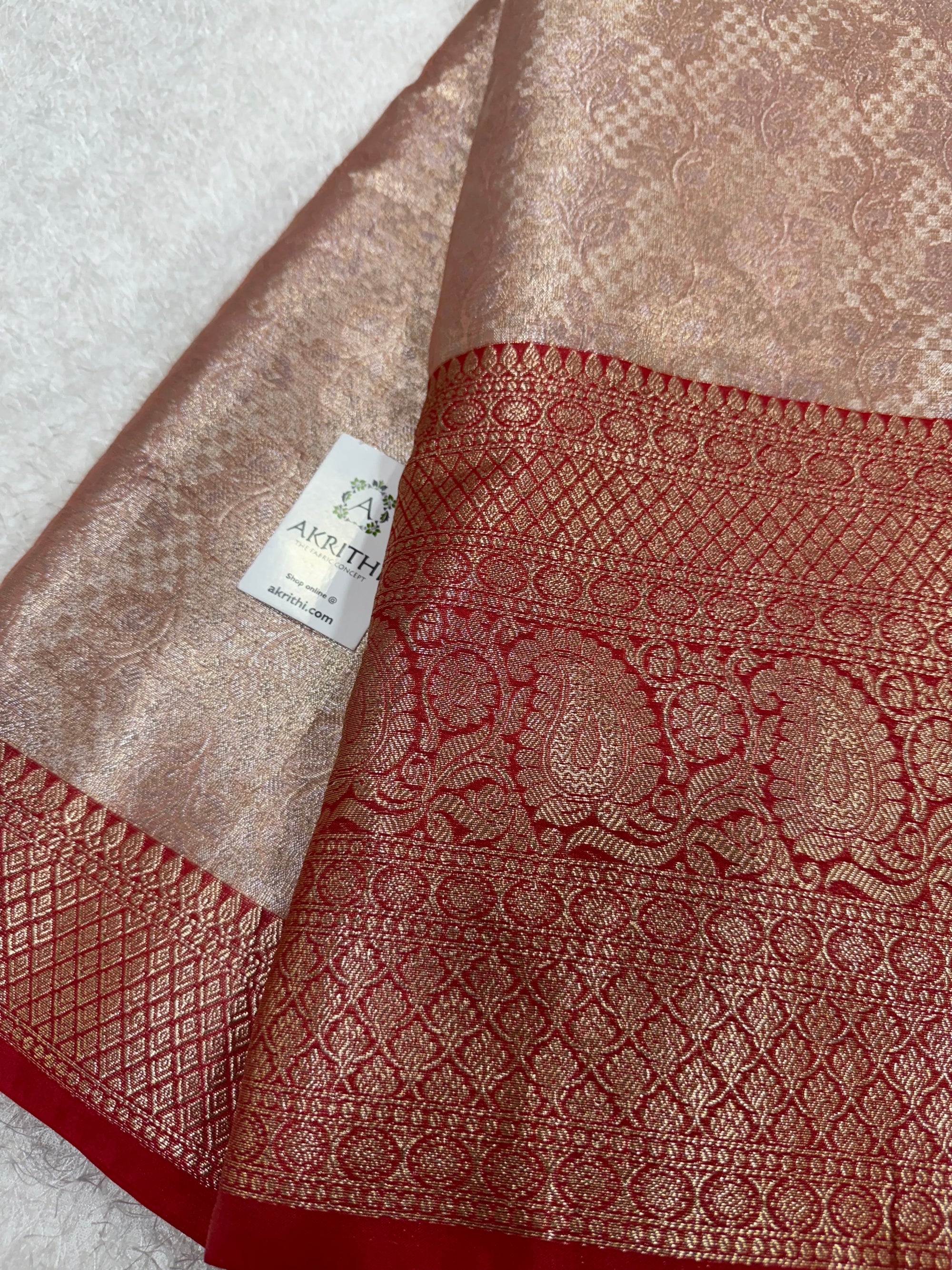 Pure Banarasi brocade fabric