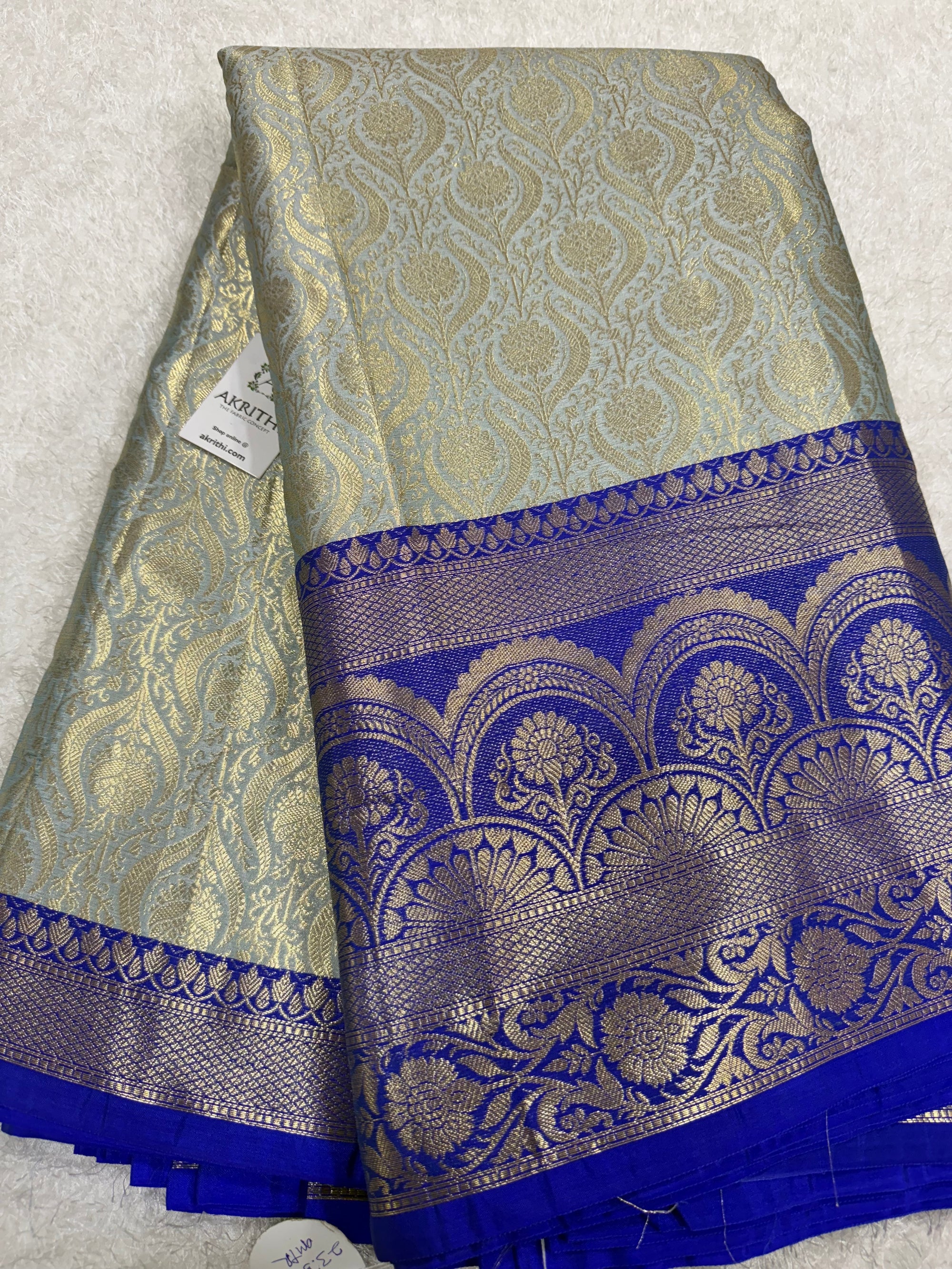 Pure Banarasi brocade fabric