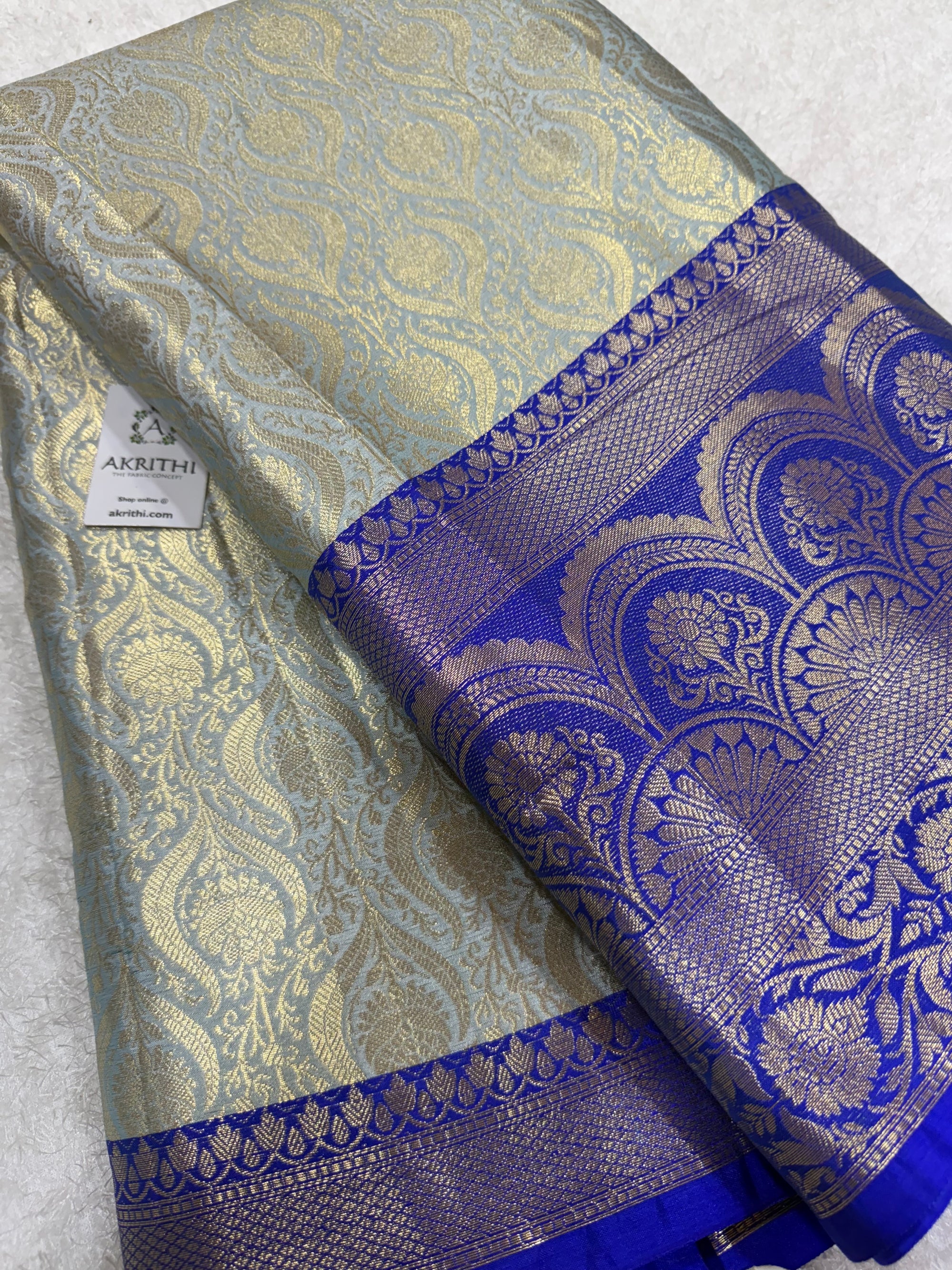 Pure Banarasi brocade fabric