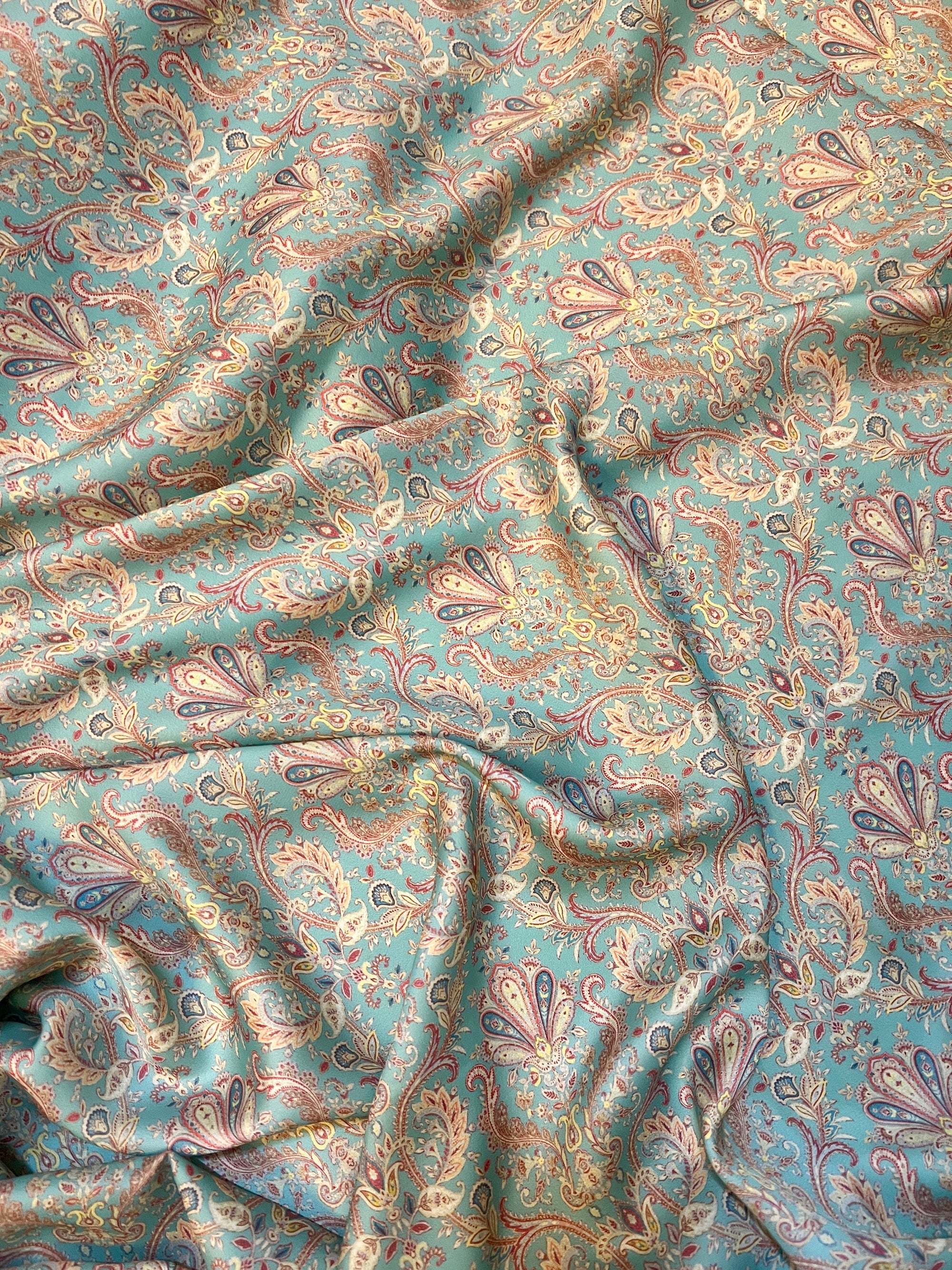 Digital printed modal satin saree