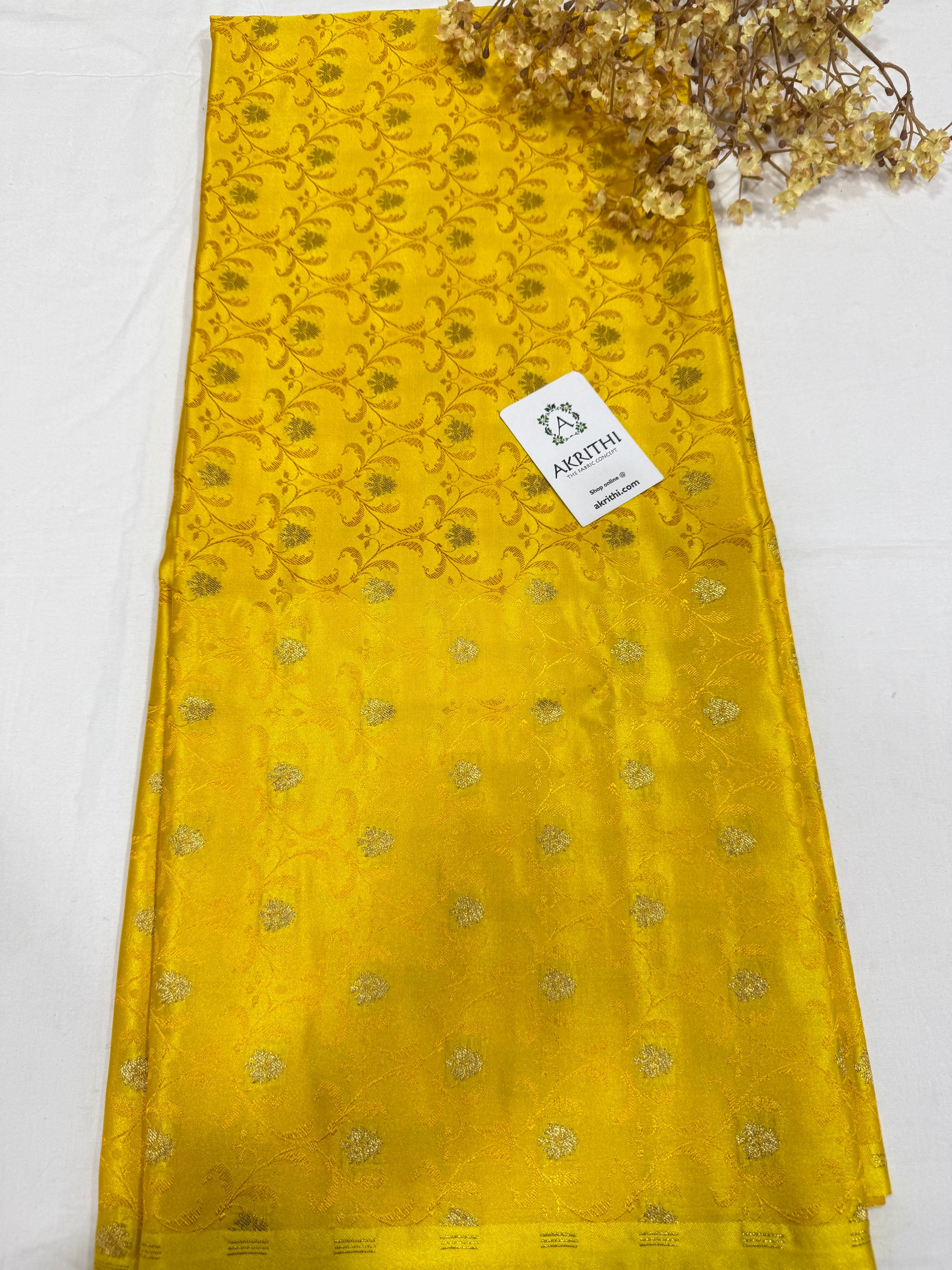 Pure Banarasi brocade fabric
