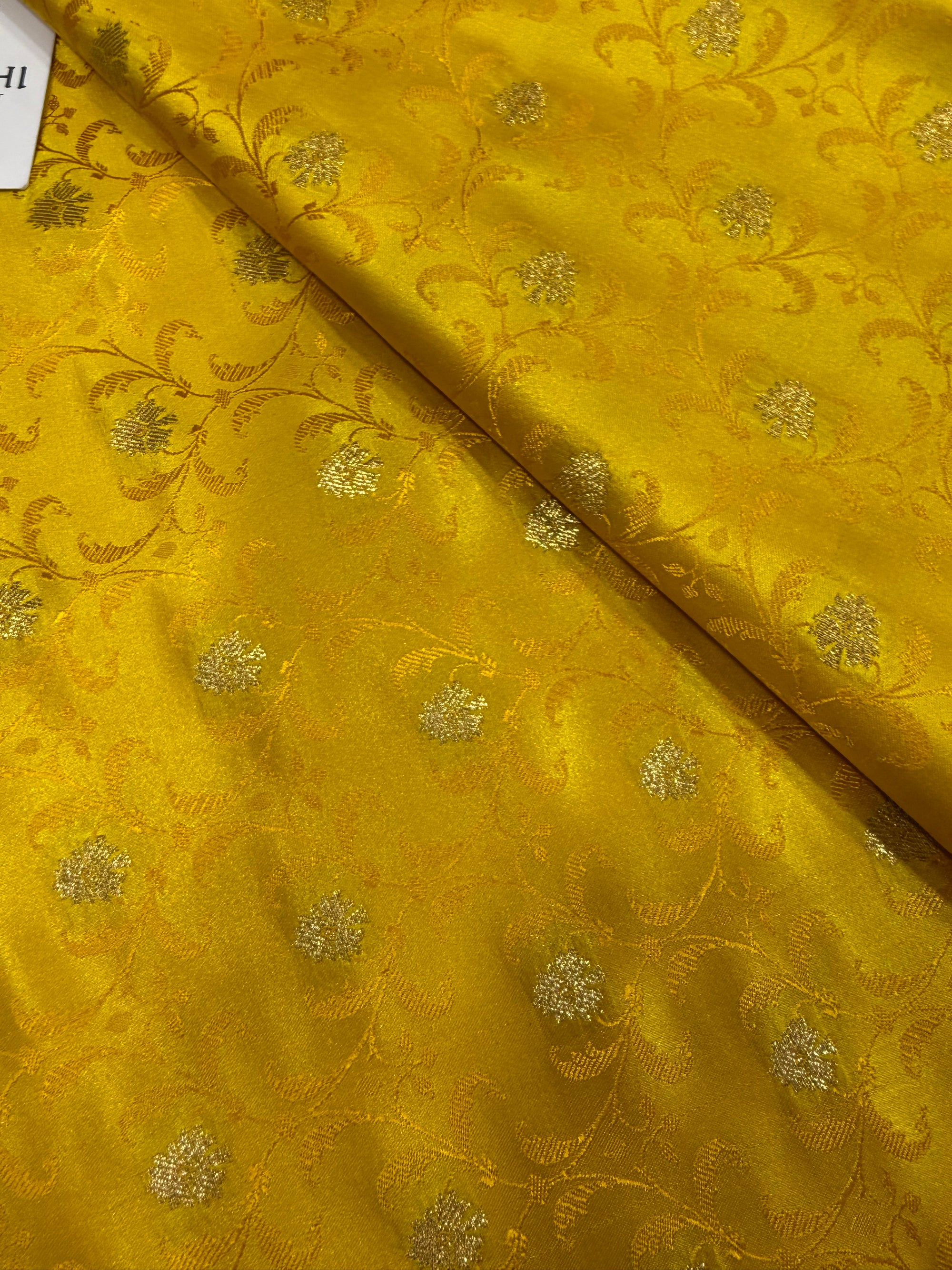 Pure Banarasi brocade fabric