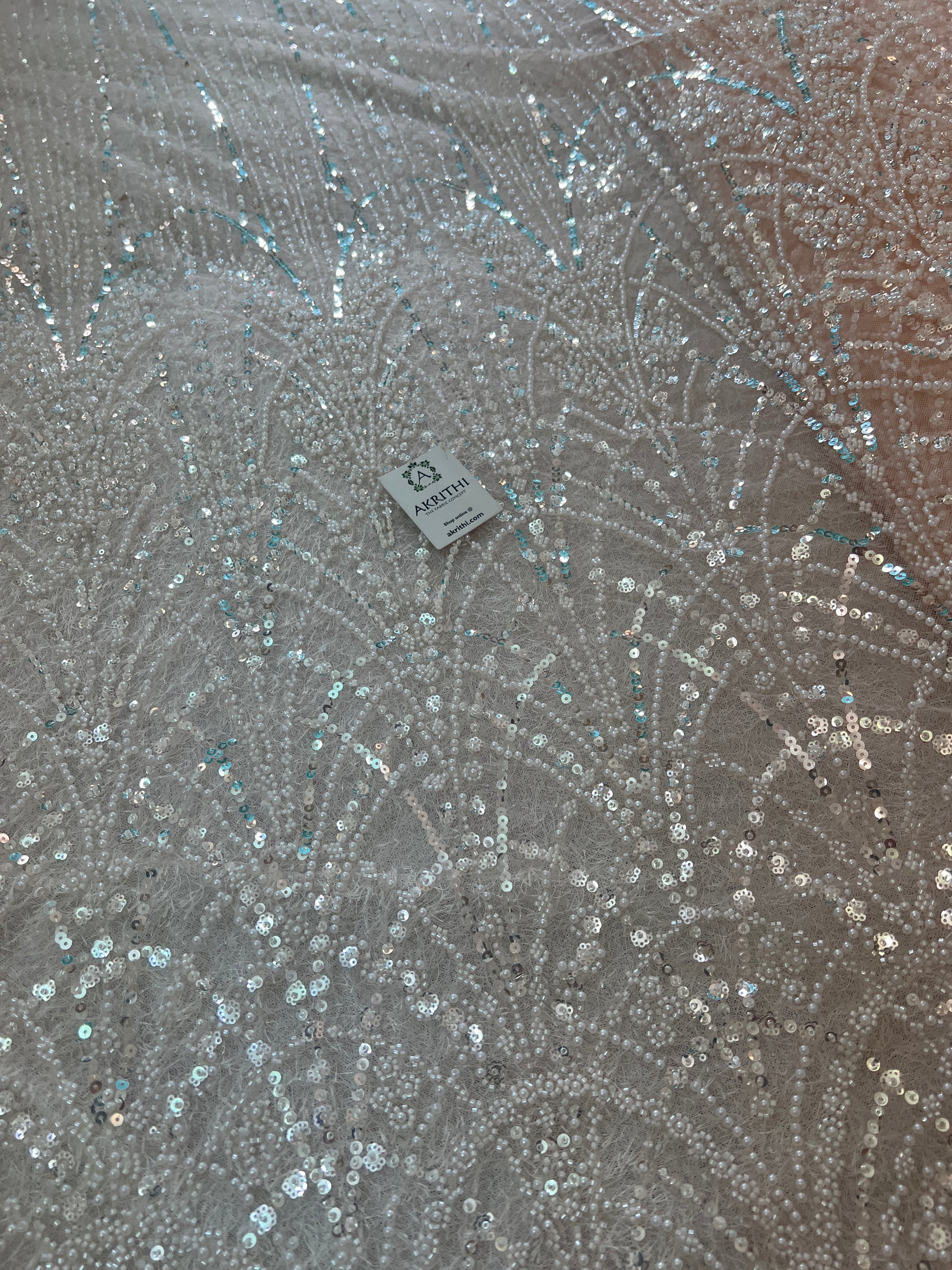 Heavy Embroidered net fabric