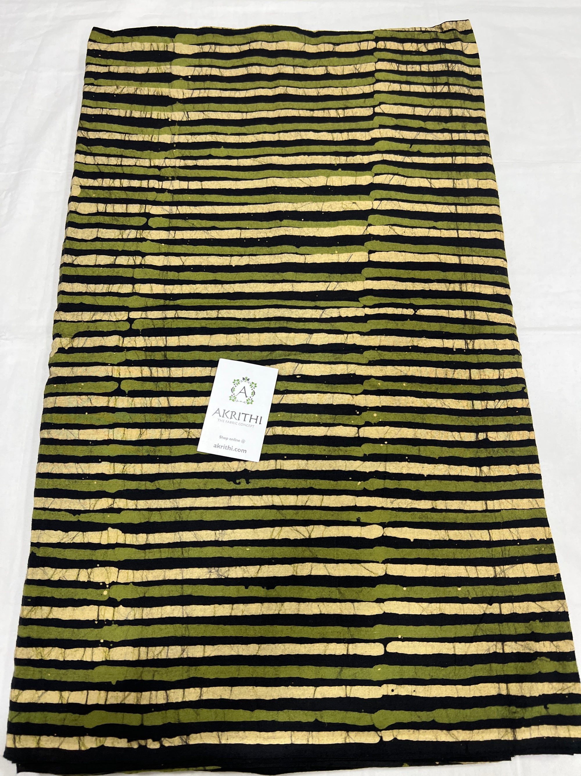 Batik printed pure cotton fabric