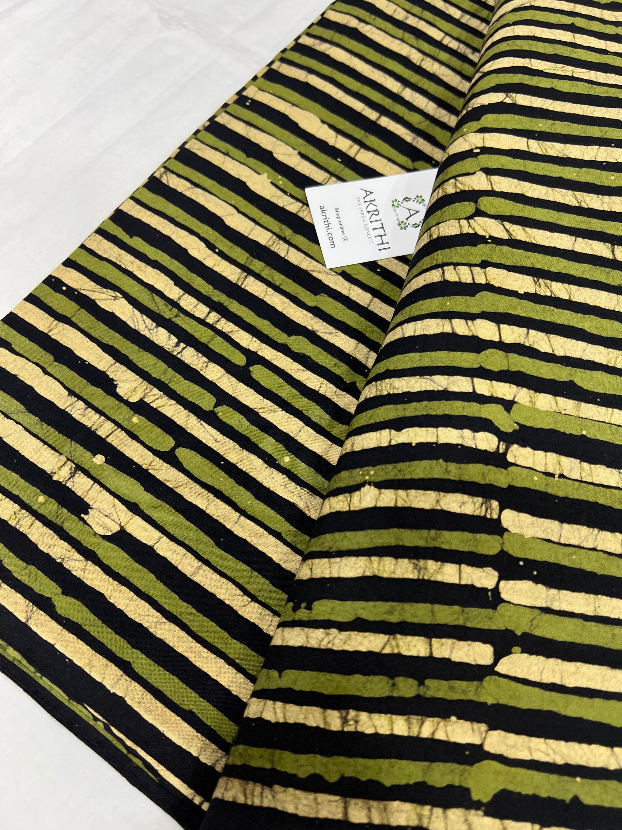 Batik printed pure cotton fabric