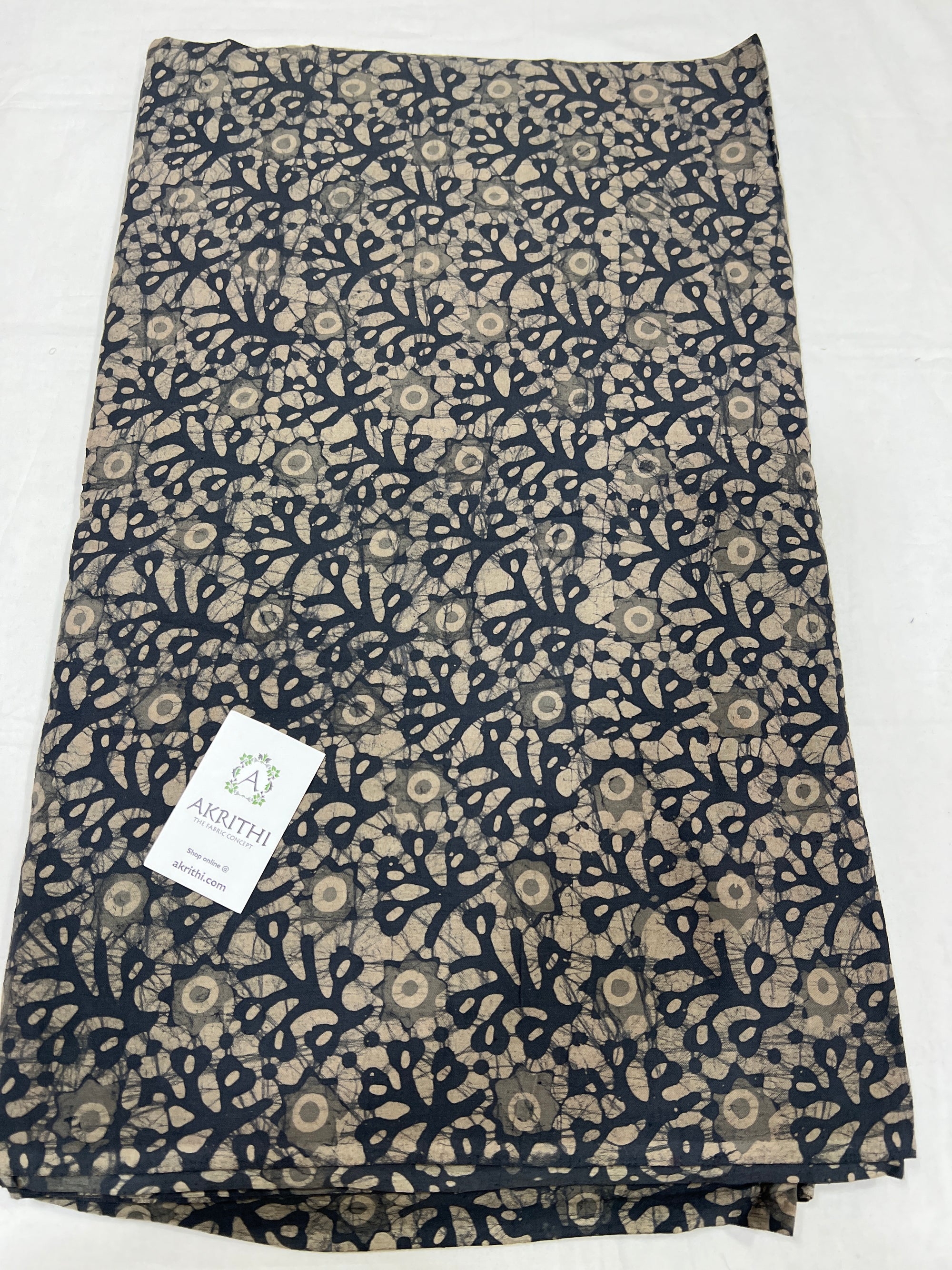 Batik printed pure cotton fabric