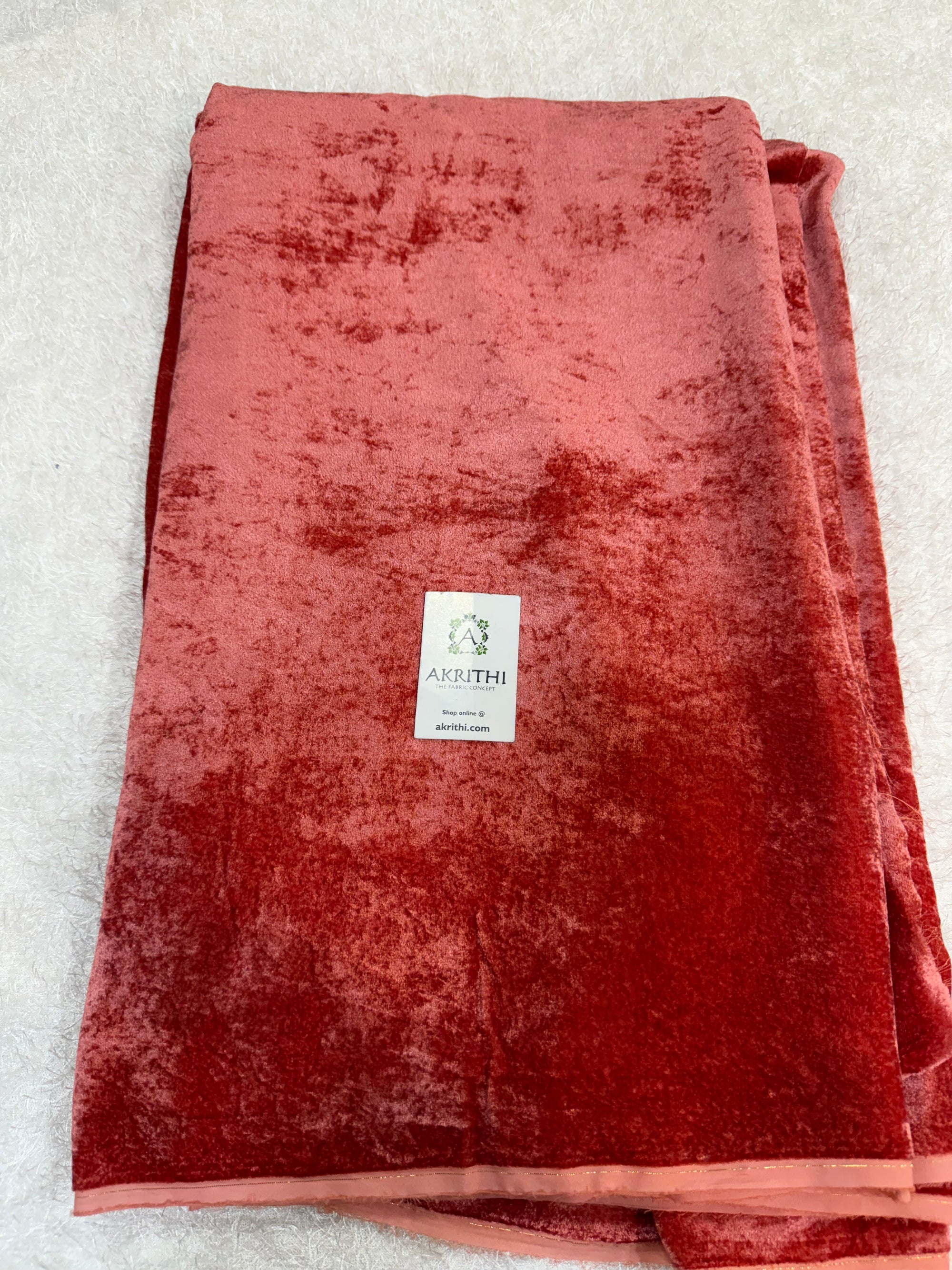 Pure velvet fabric