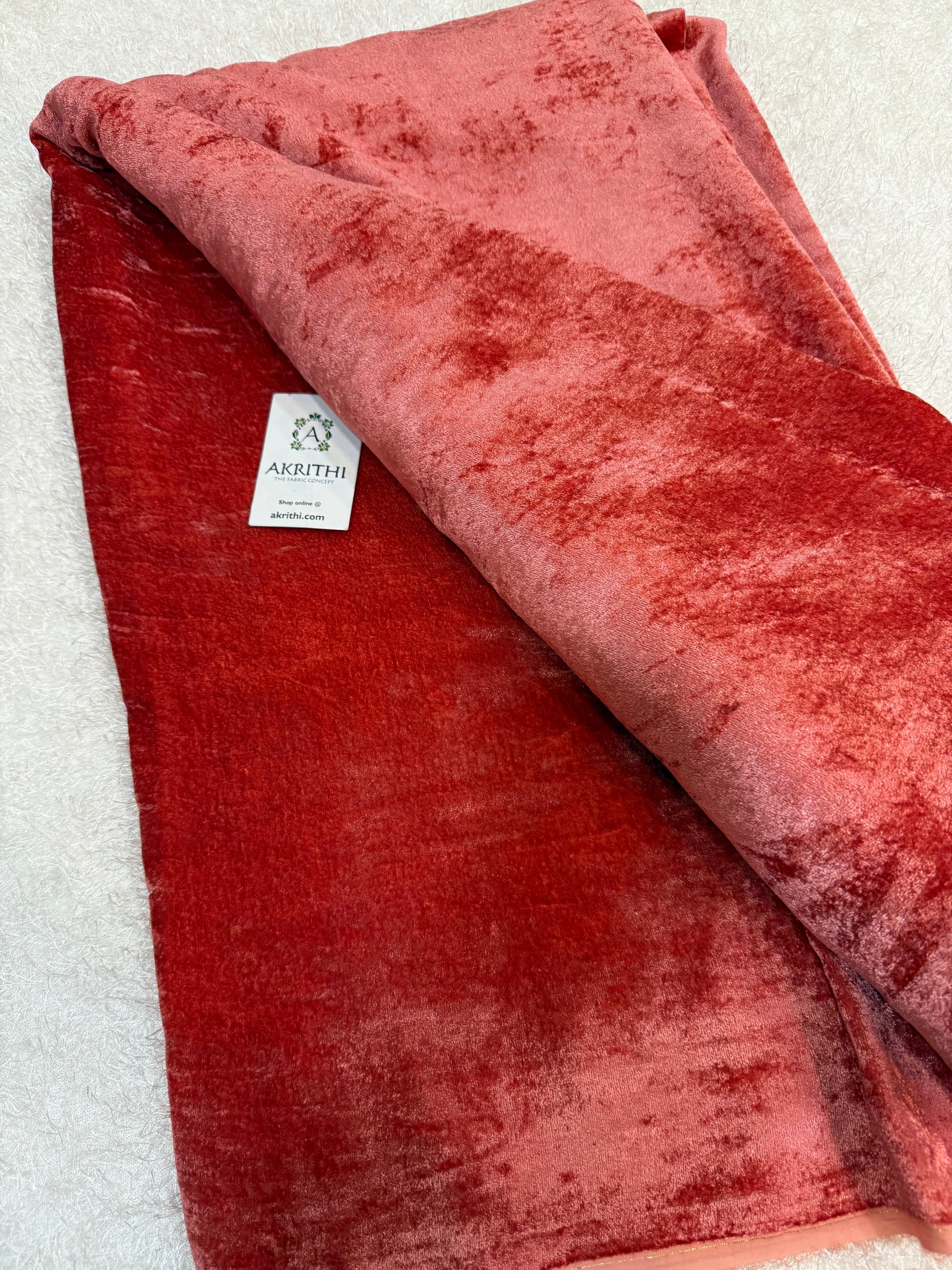 Pure velvet fabric