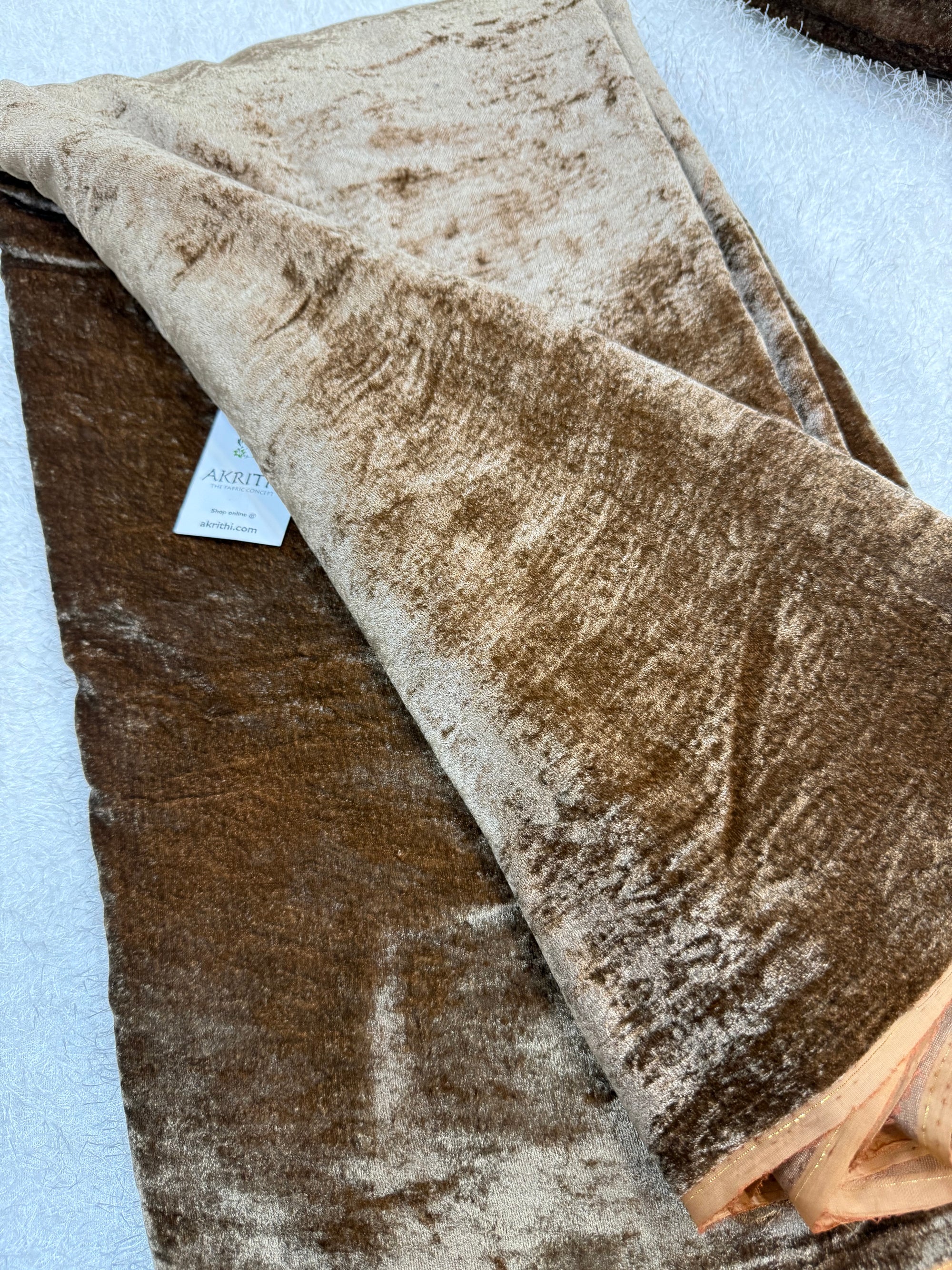 Pure velvet fabric