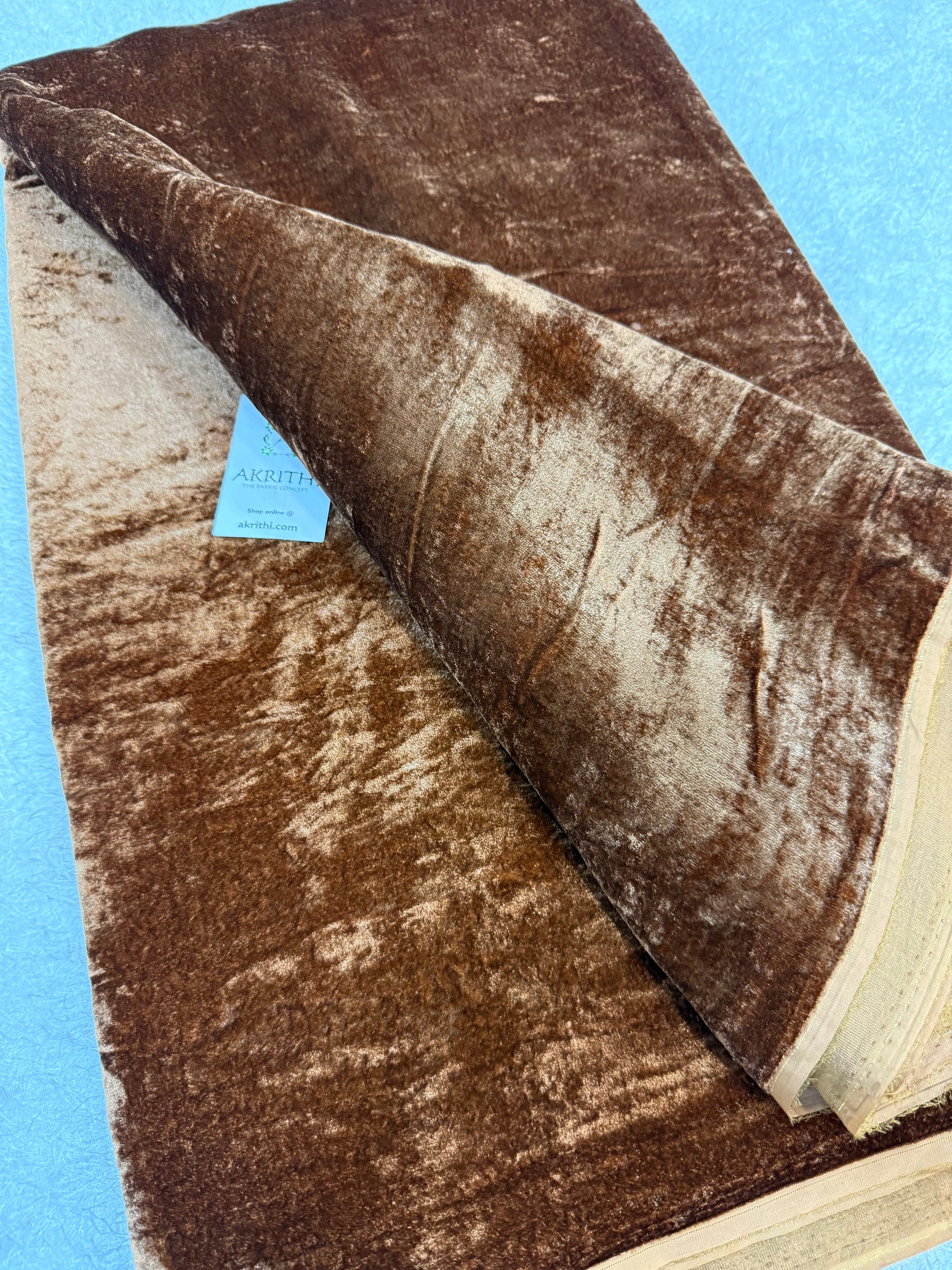Pure velvet fabric