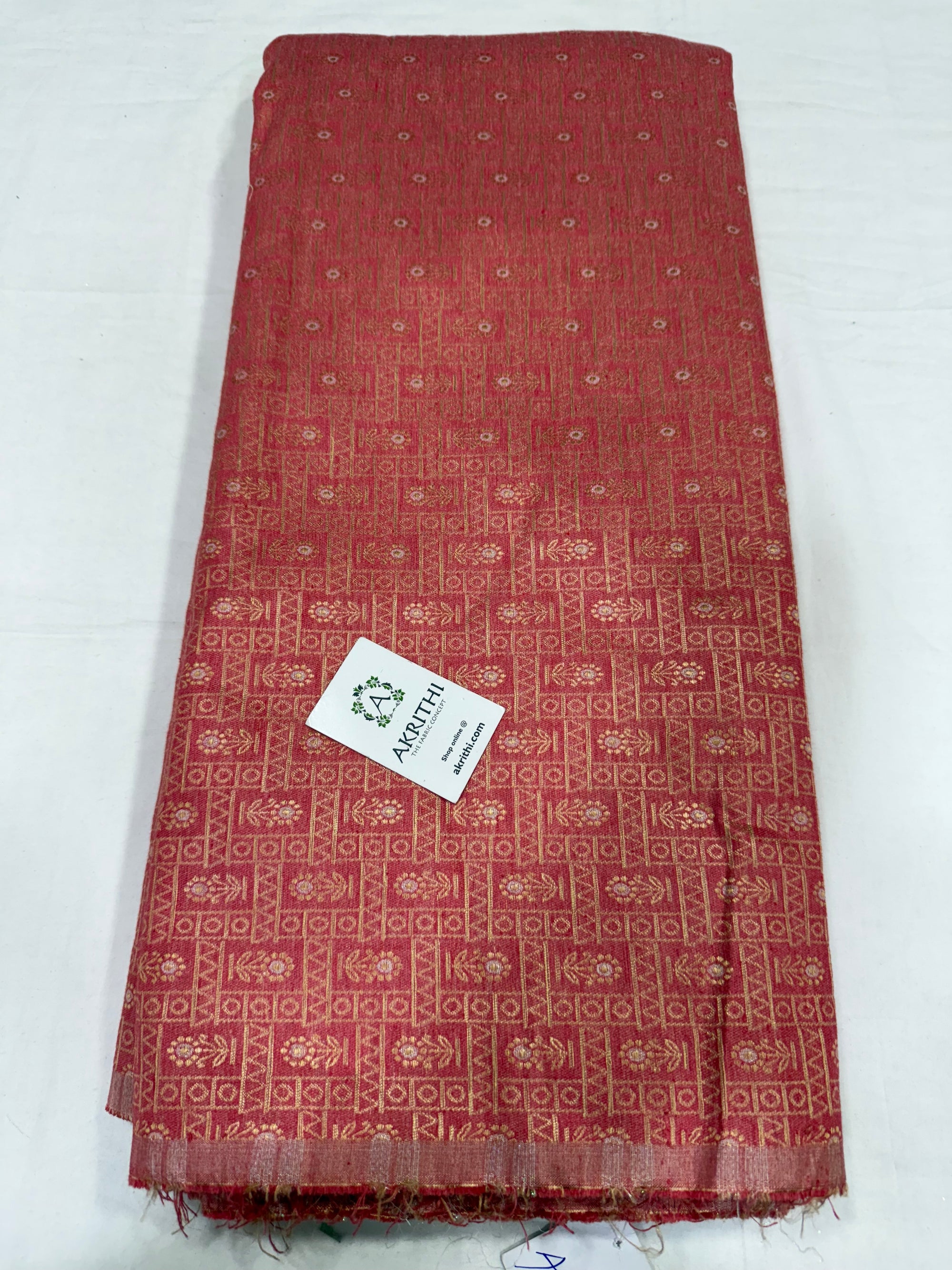 Pure Banarasi jacquard fabric