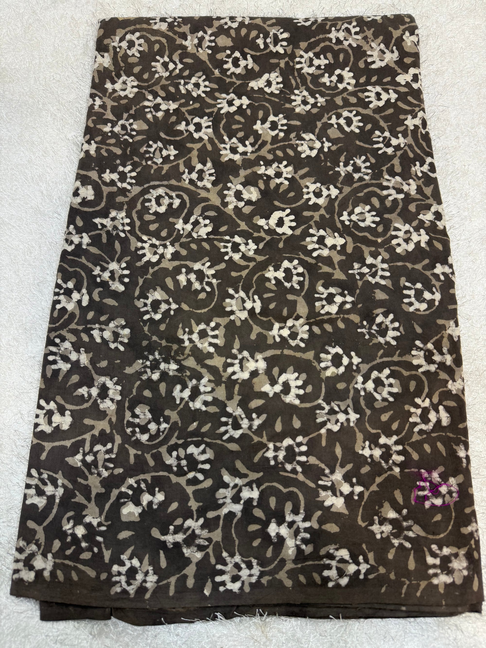 Dabu block Printed pure cotton fabric
