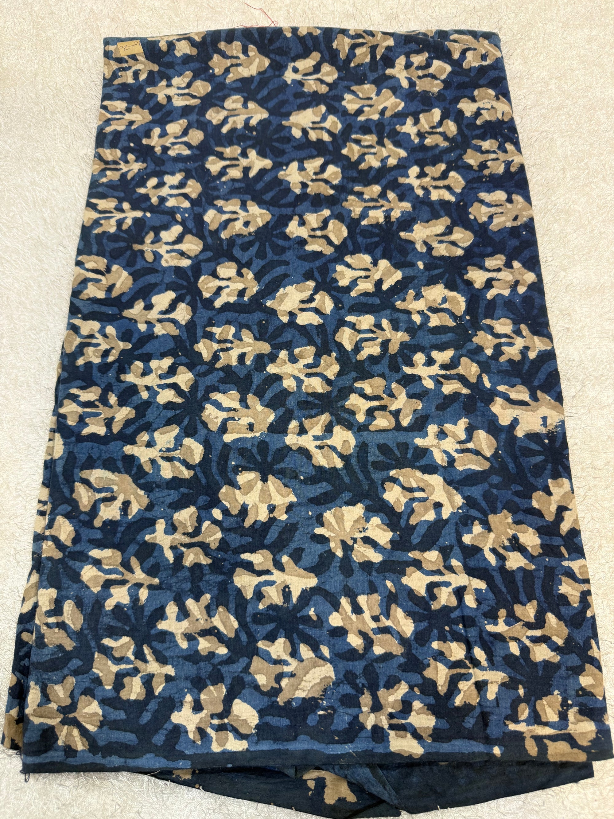 Dabu block Printed pure cotton fabric