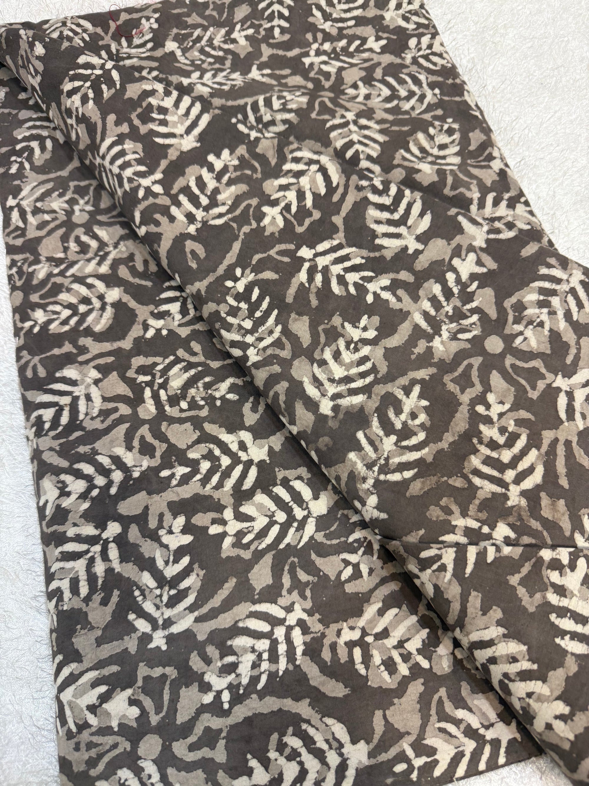 Dabu block Printed pure cotton fabric