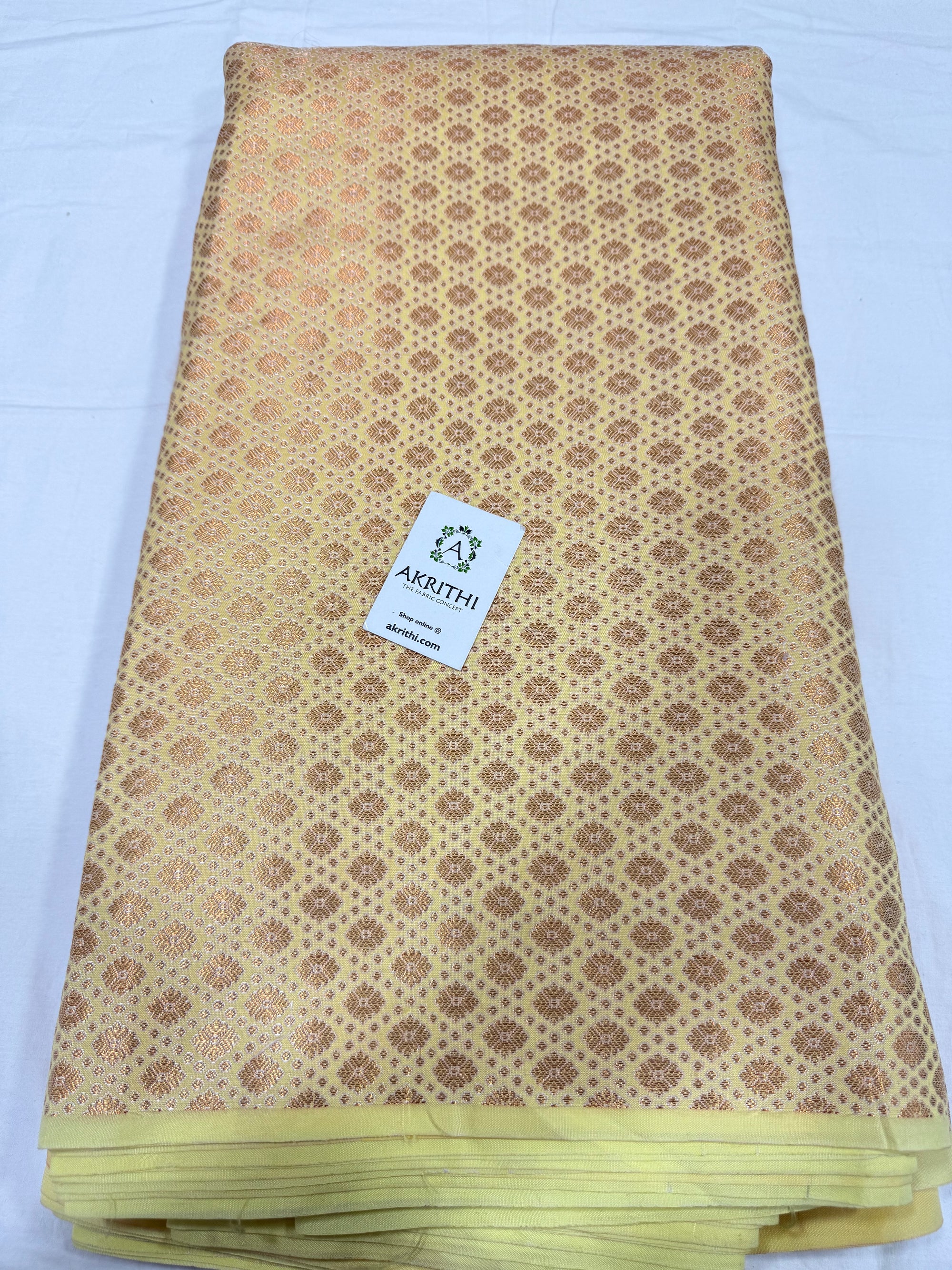 Pure Banarasi brocade fabric