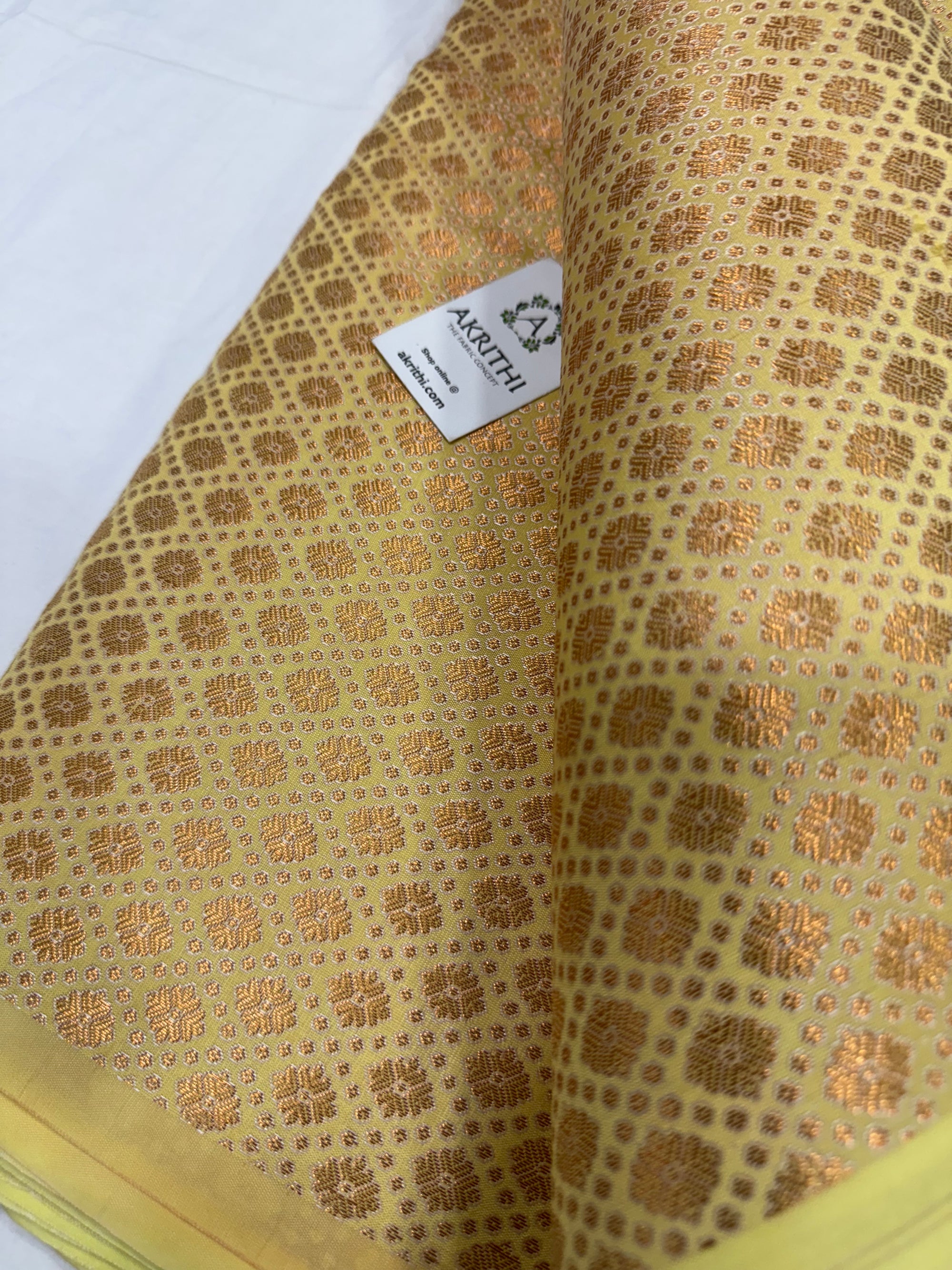 Pure Banarasi brocade fabric