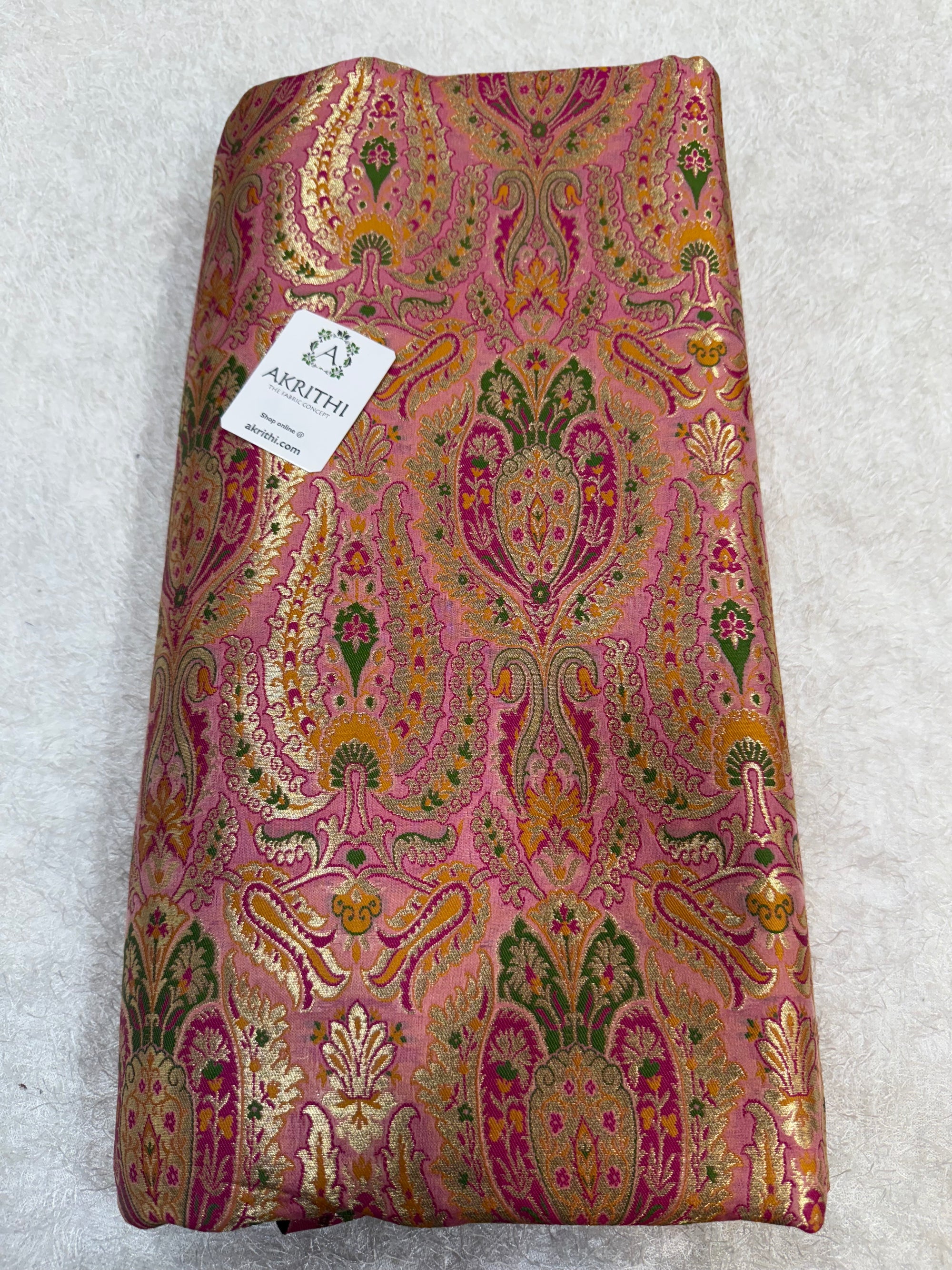 Pure Banarasi brocade fabric