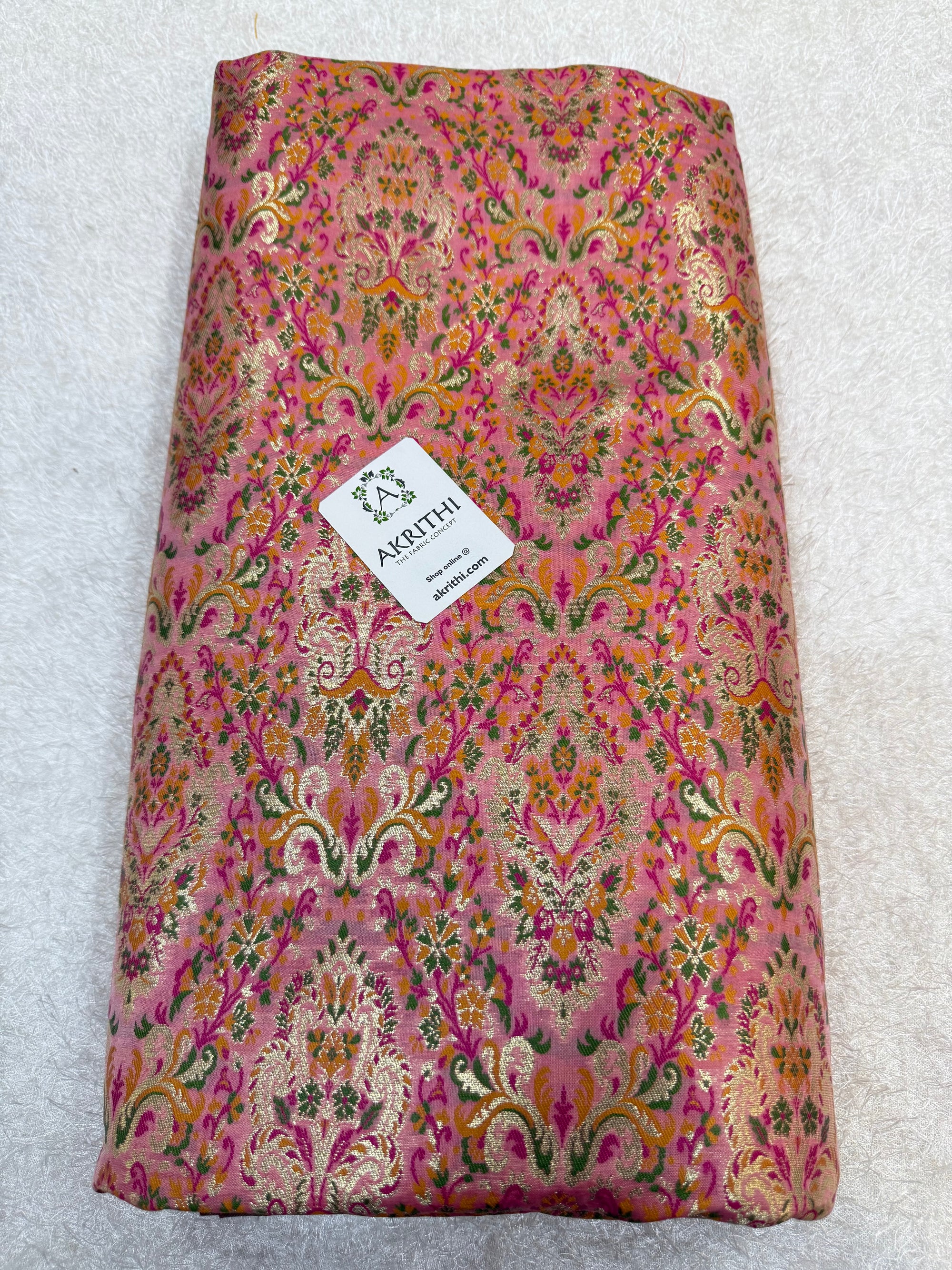 Pure Banarasi brocade fabric