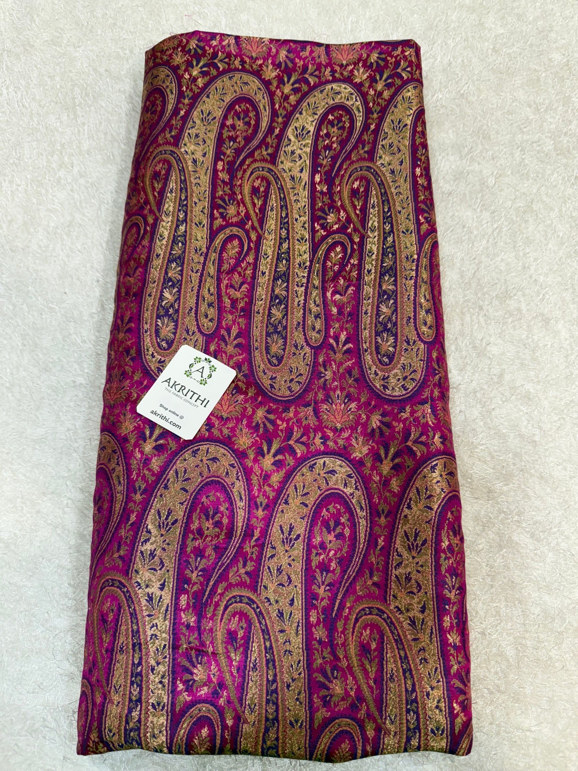 Pure Banarasi brocade fabric