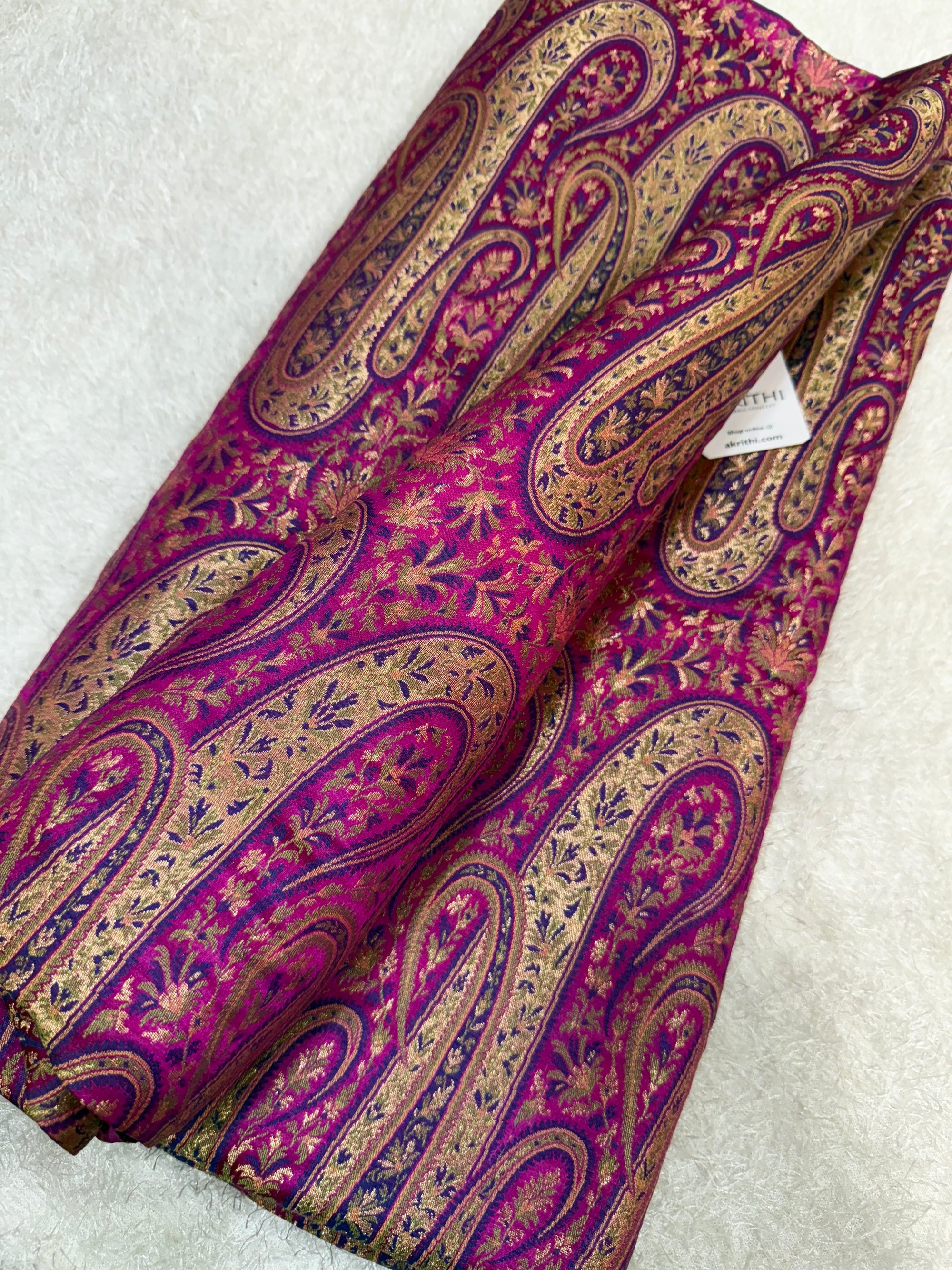 Pure Banarasi brocade fabric