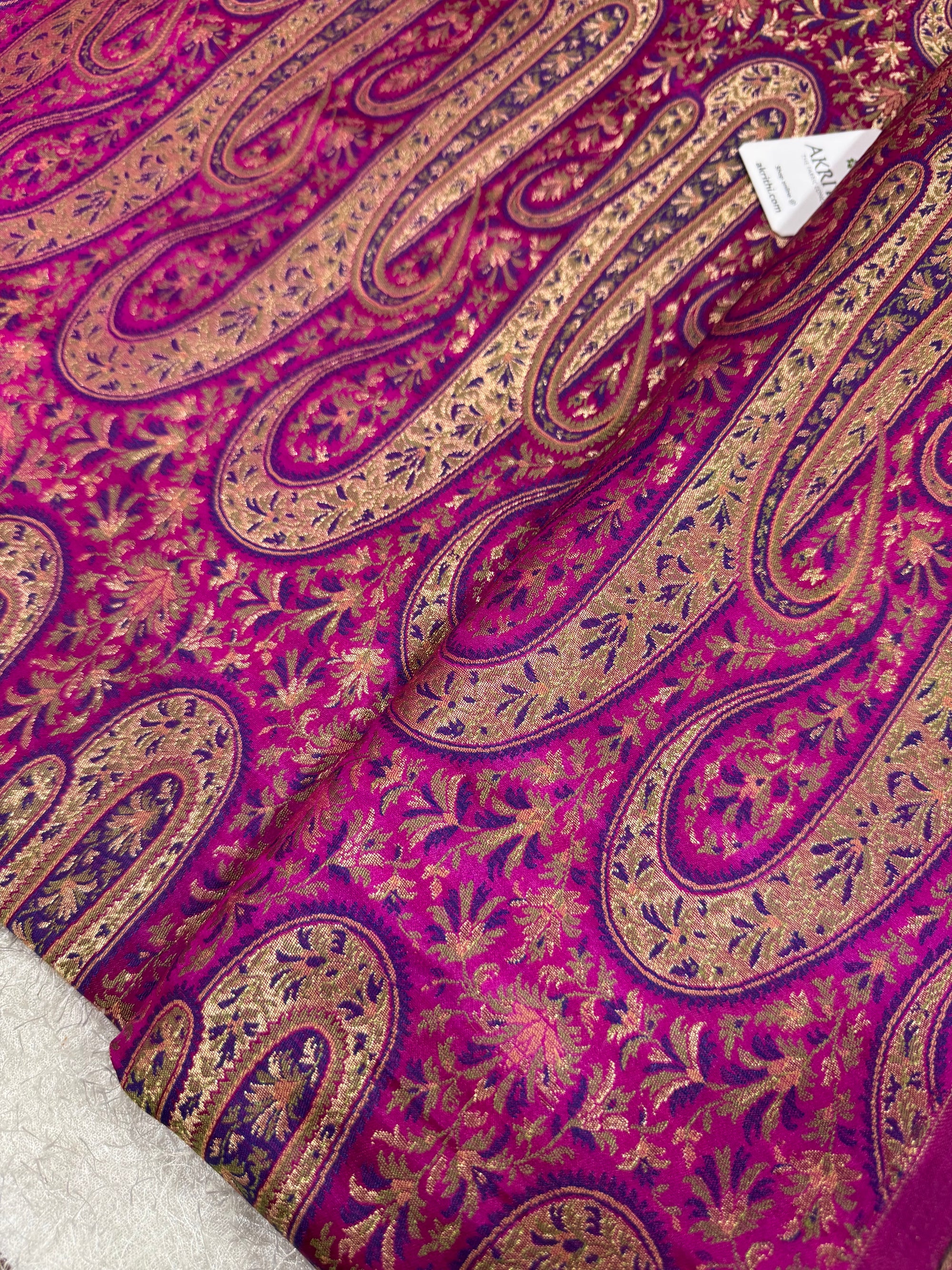 Pure Banarasi brocade fabric