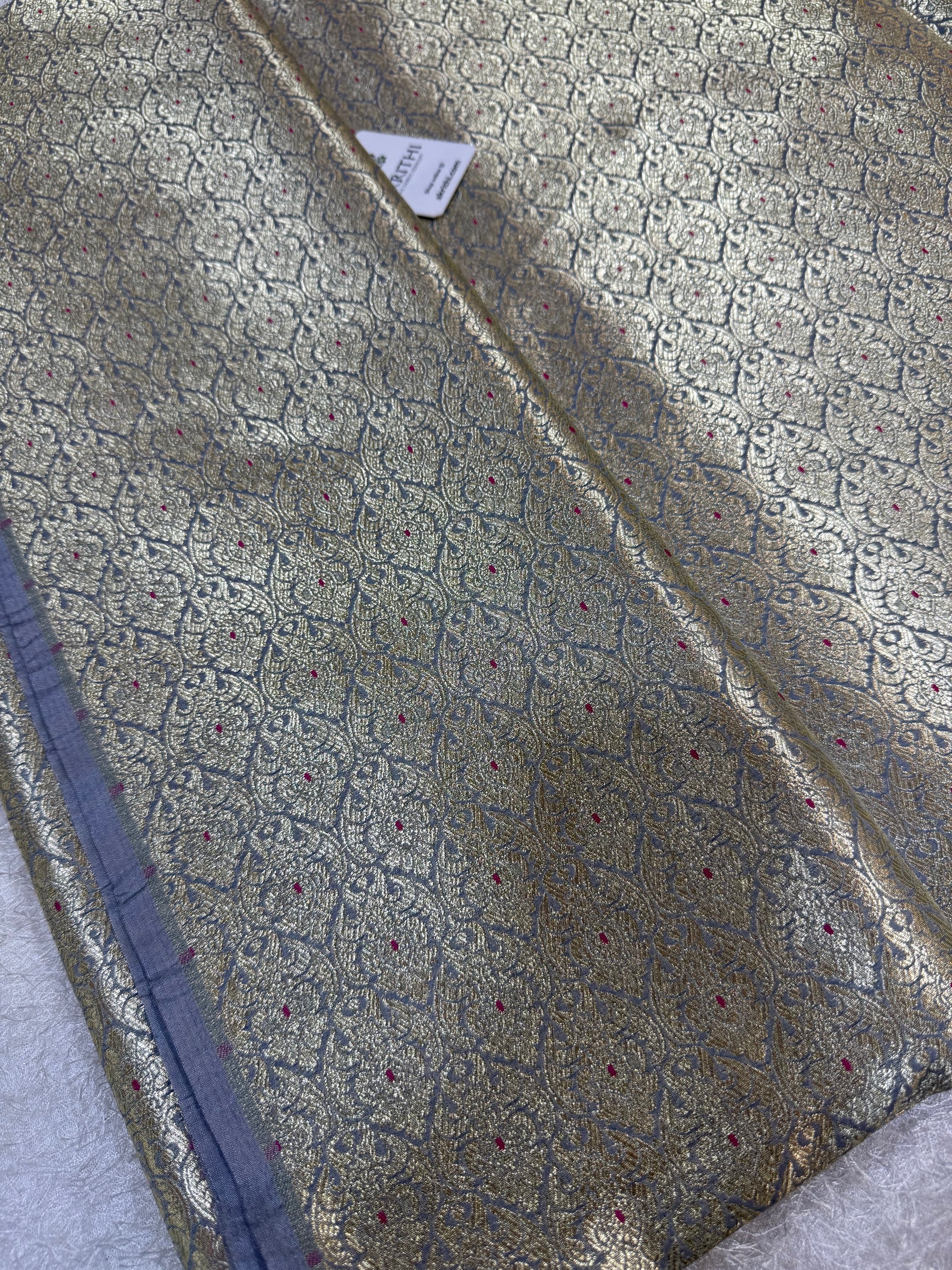 Pure Banarasi brocade fabric