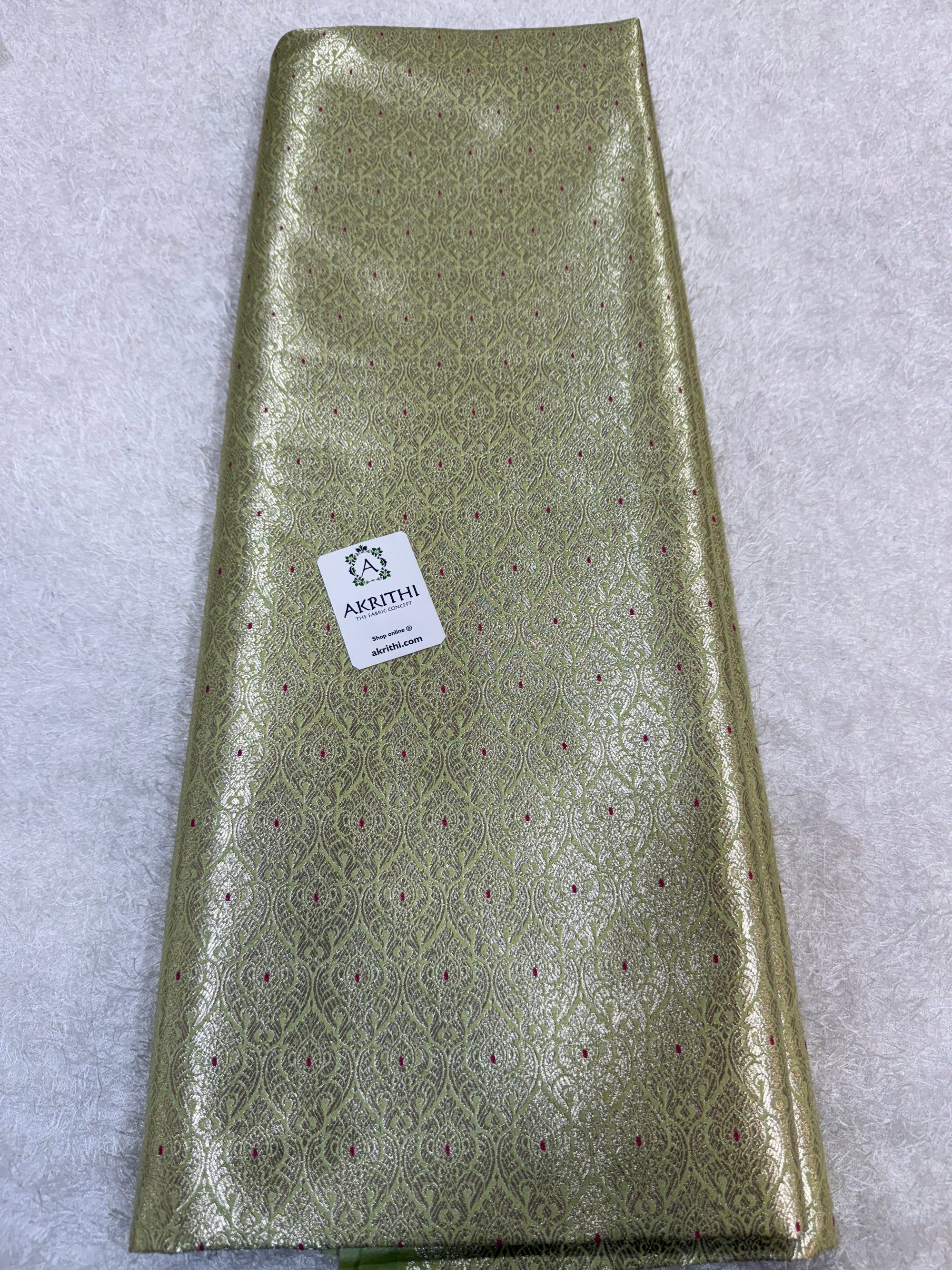 Pure Banarasi brocade fabric