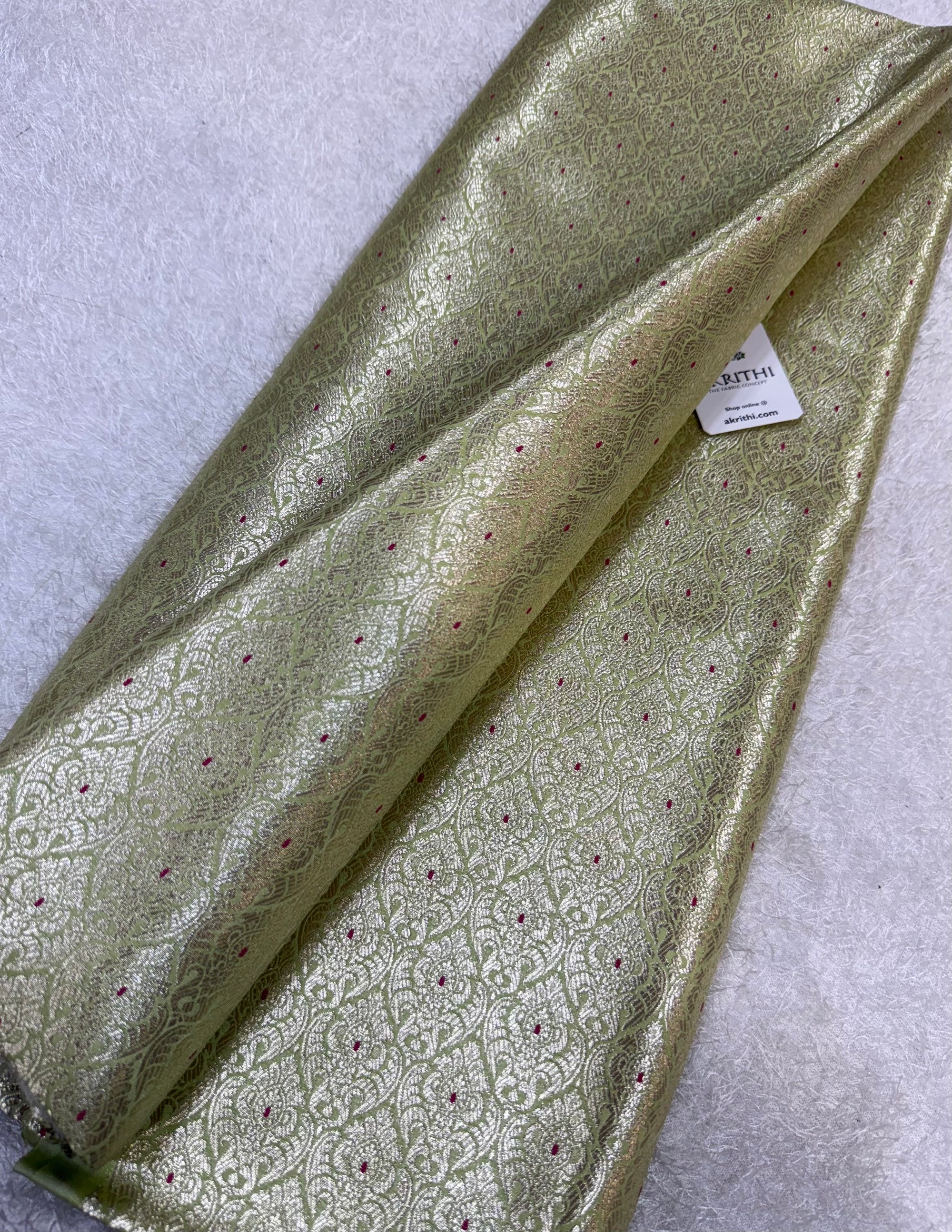 Pure Banarasi brocade fabric
