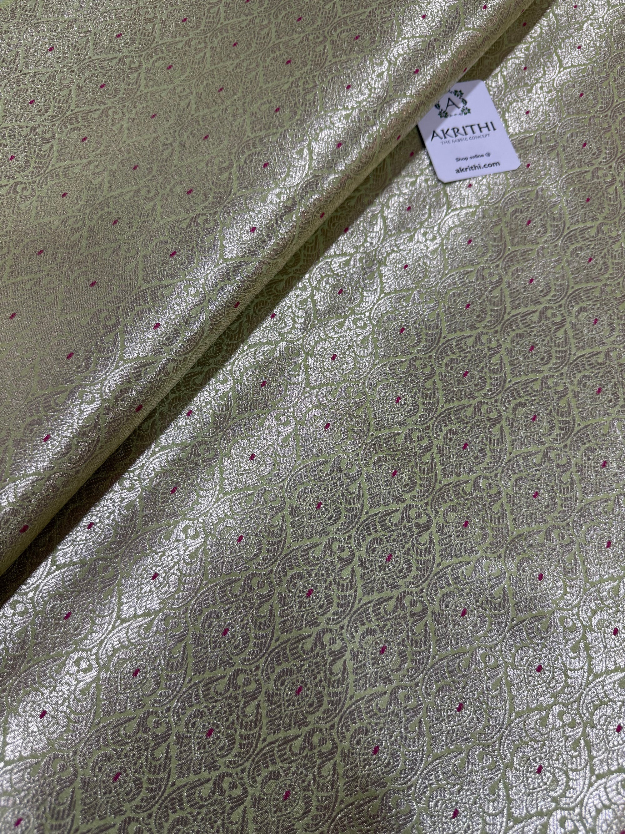 Pure Banarasi brocade fabric