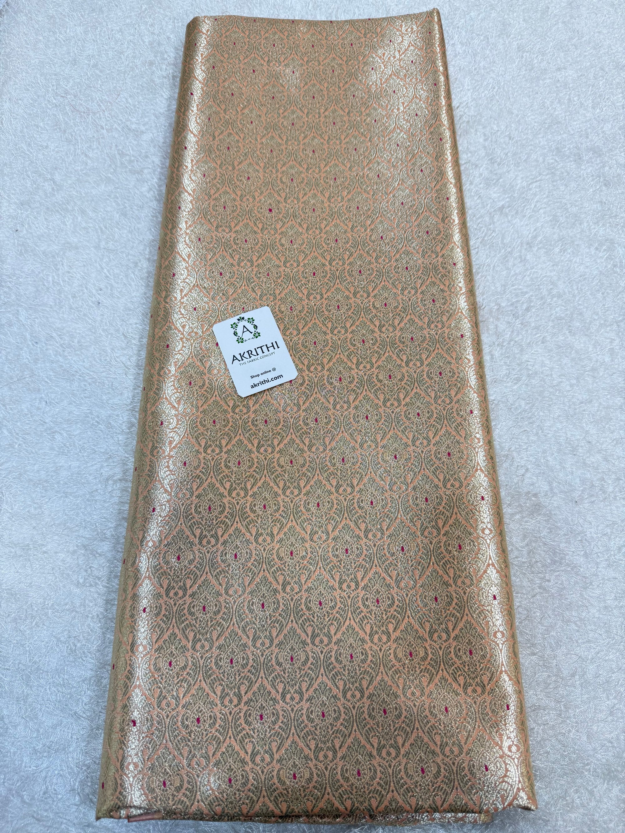 Pure Banarasi brocade fabric