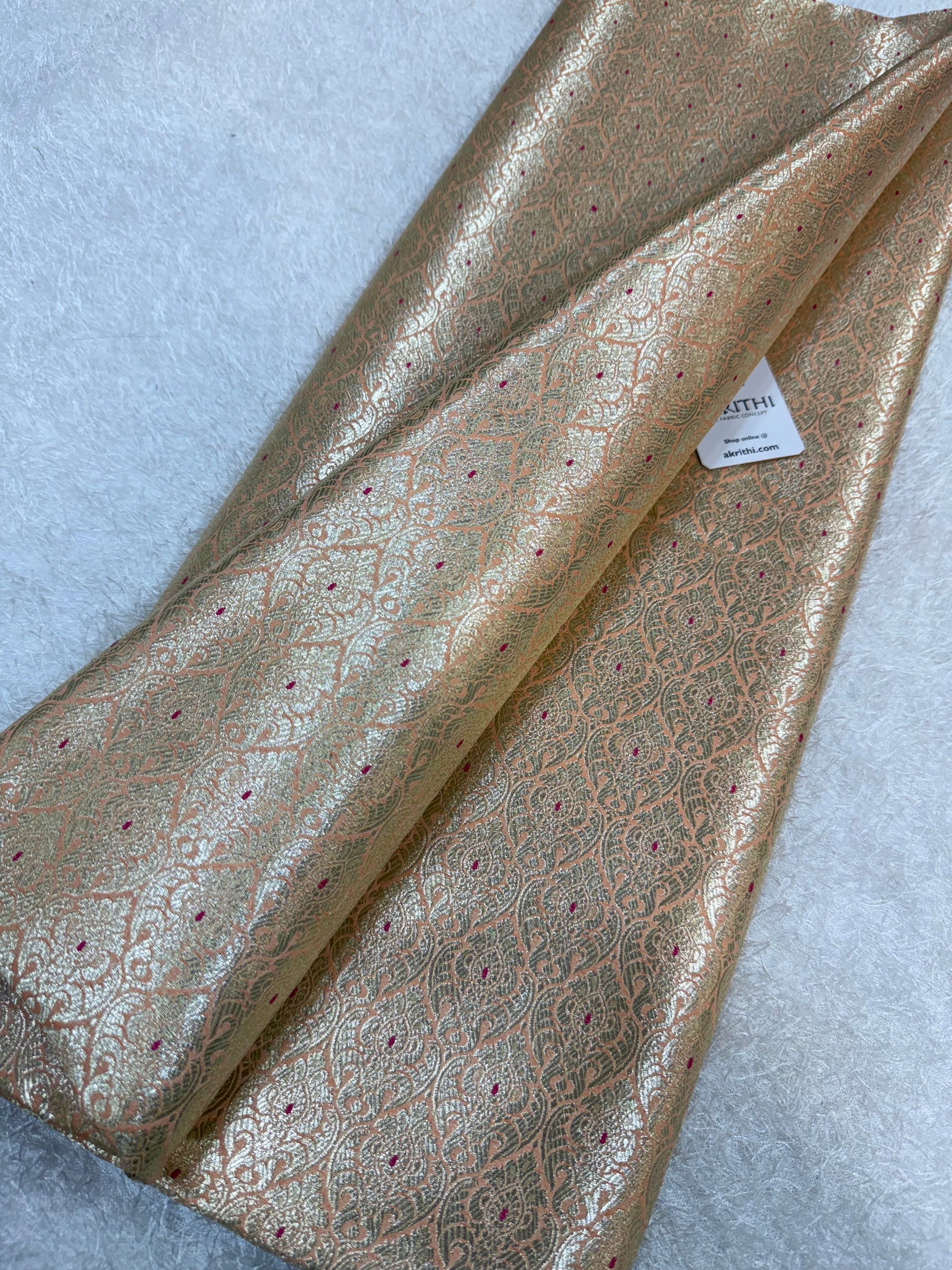 Pure Banarasi brocade fabric