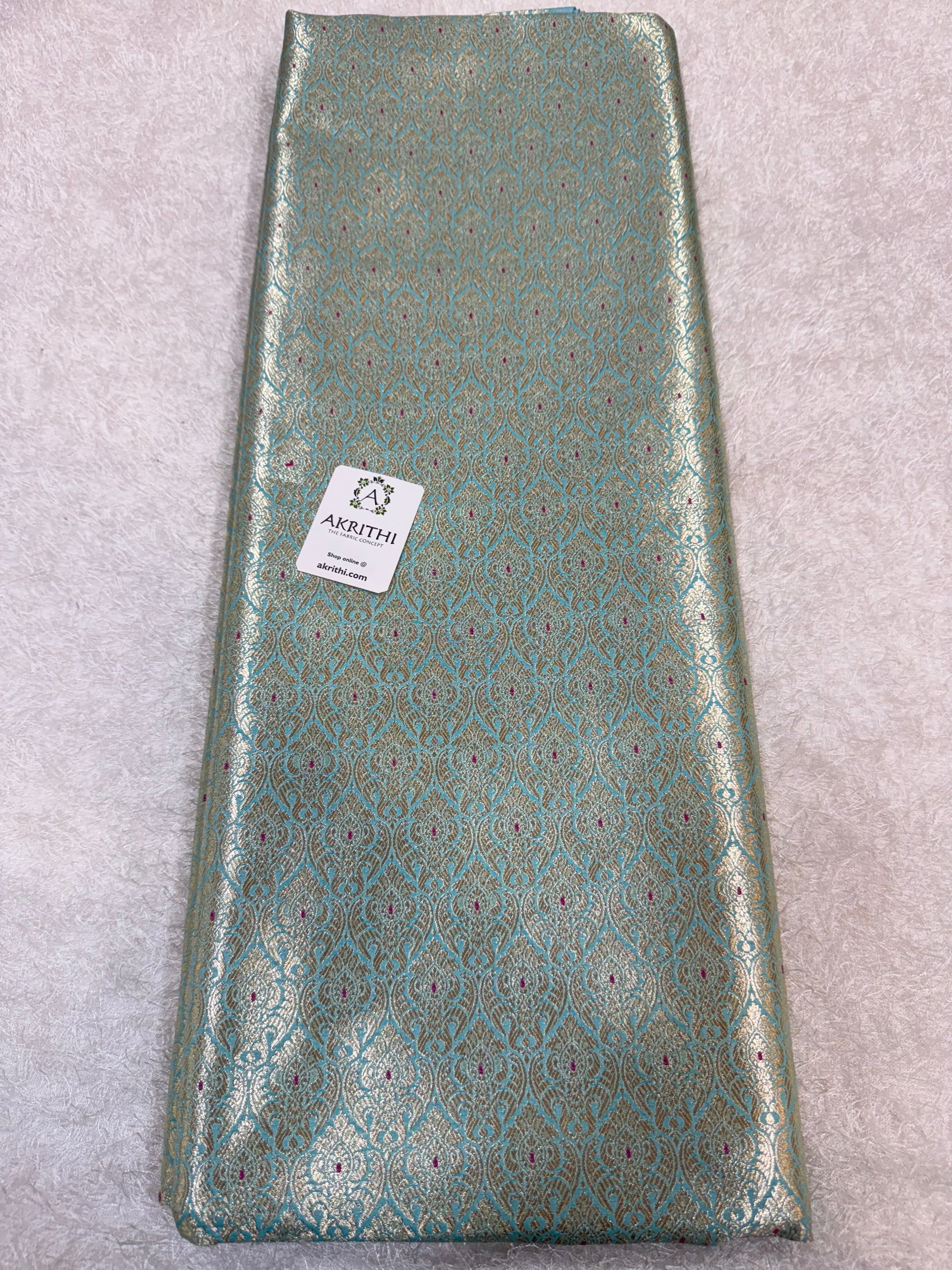 Pure Banarasi brocade fabric
