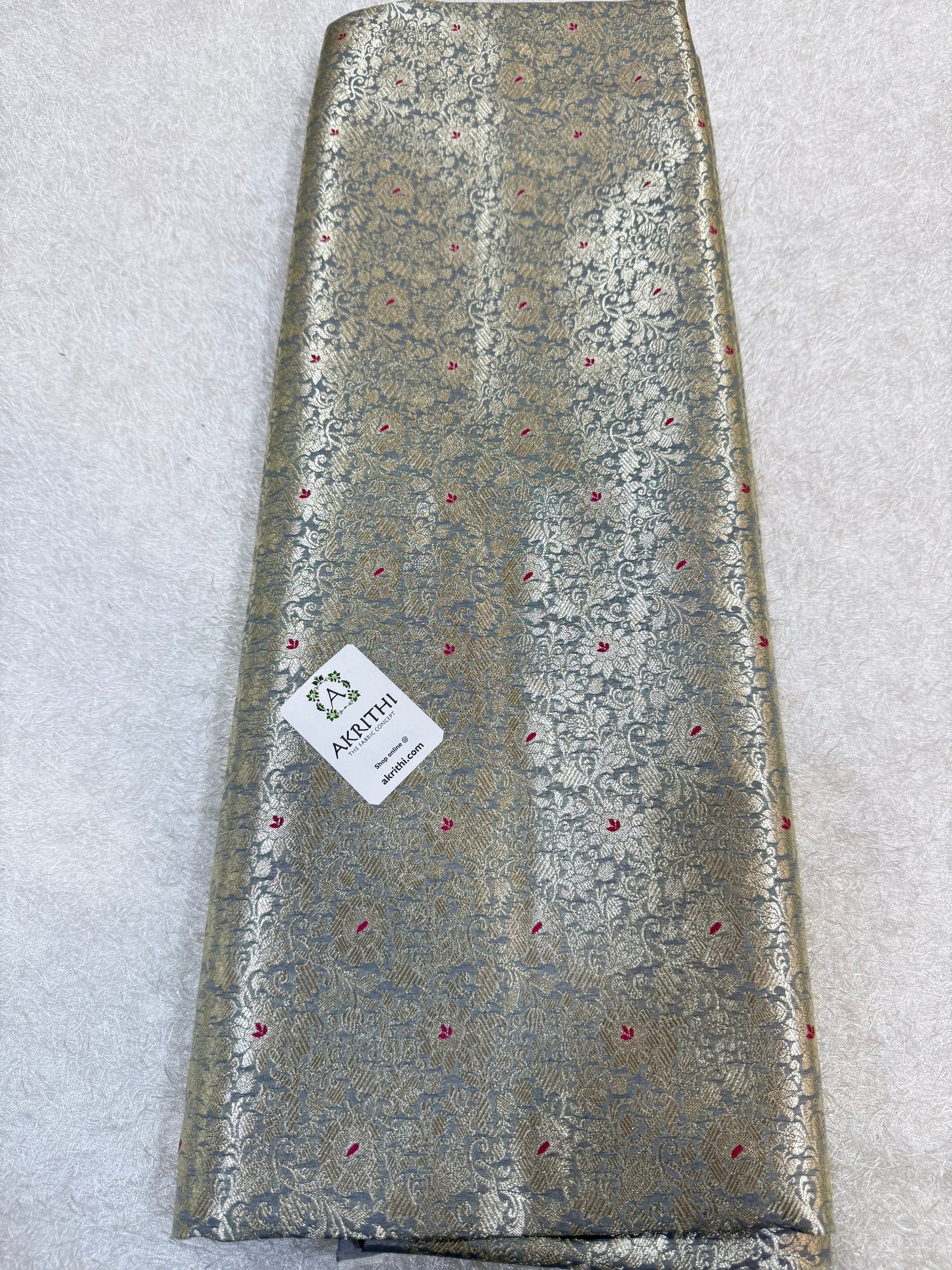 Pure Banarasi brocade fabric