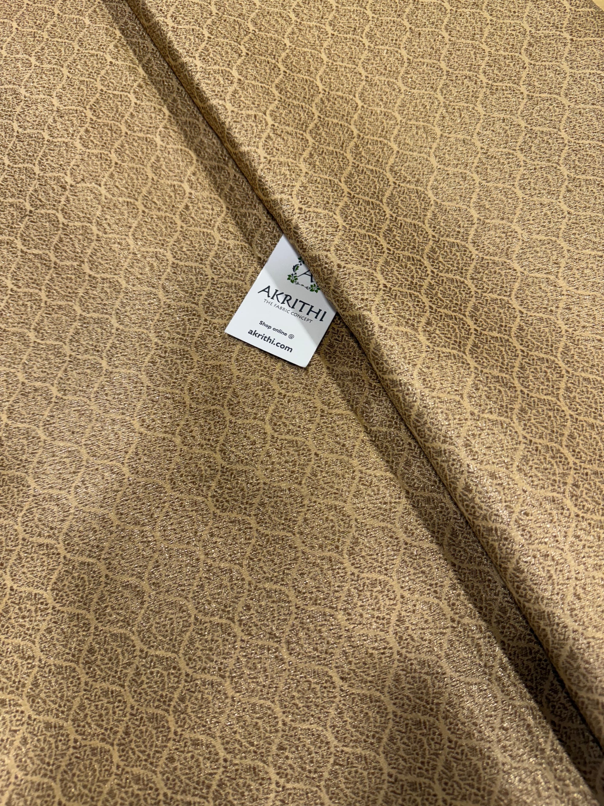 Pure silk Handloom Banarasi brocade fabric
