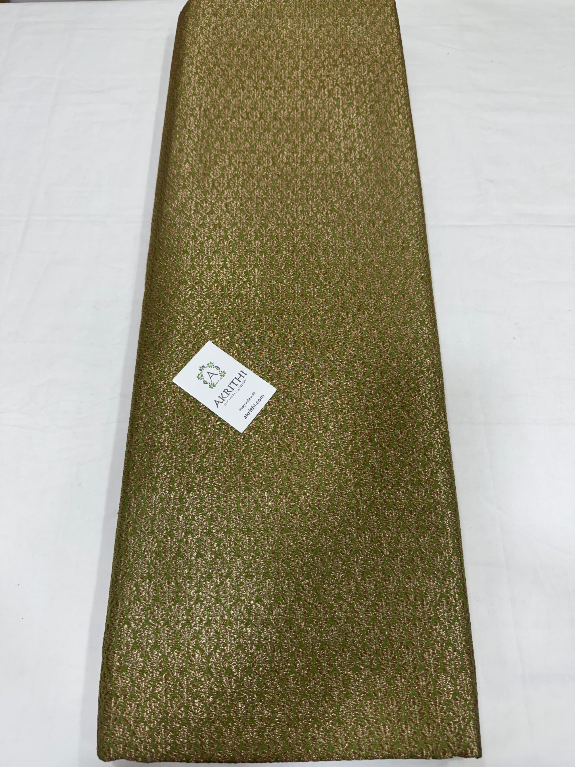 Pure silk Handloom Banarasi brocade fabric
