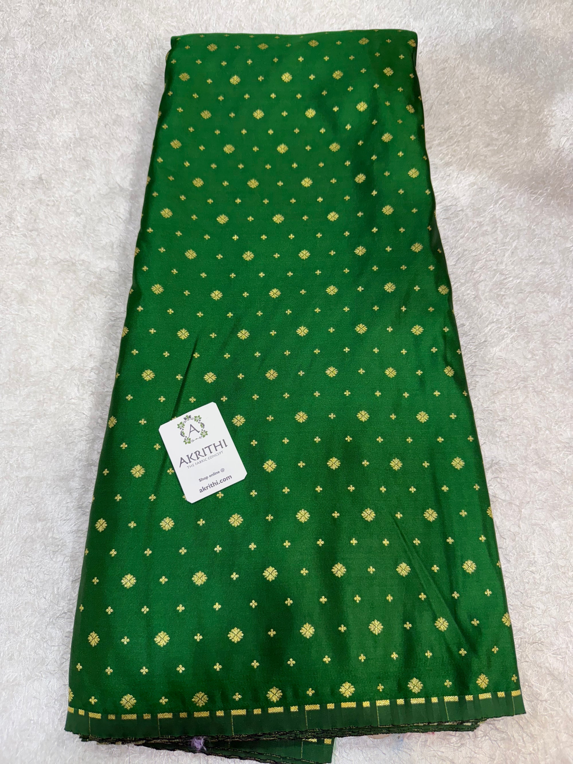 Pure Banarasi brocade butti fabric
