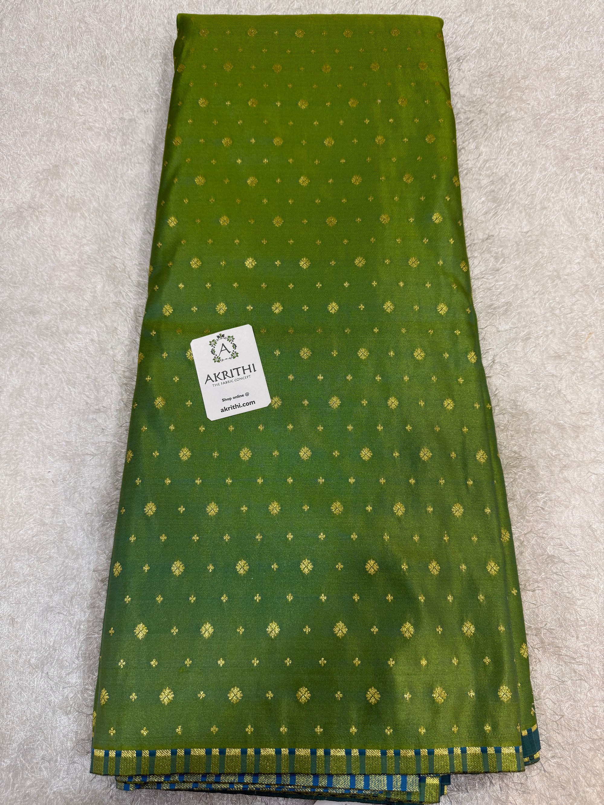 Pure Banarasi brocade butti fabric