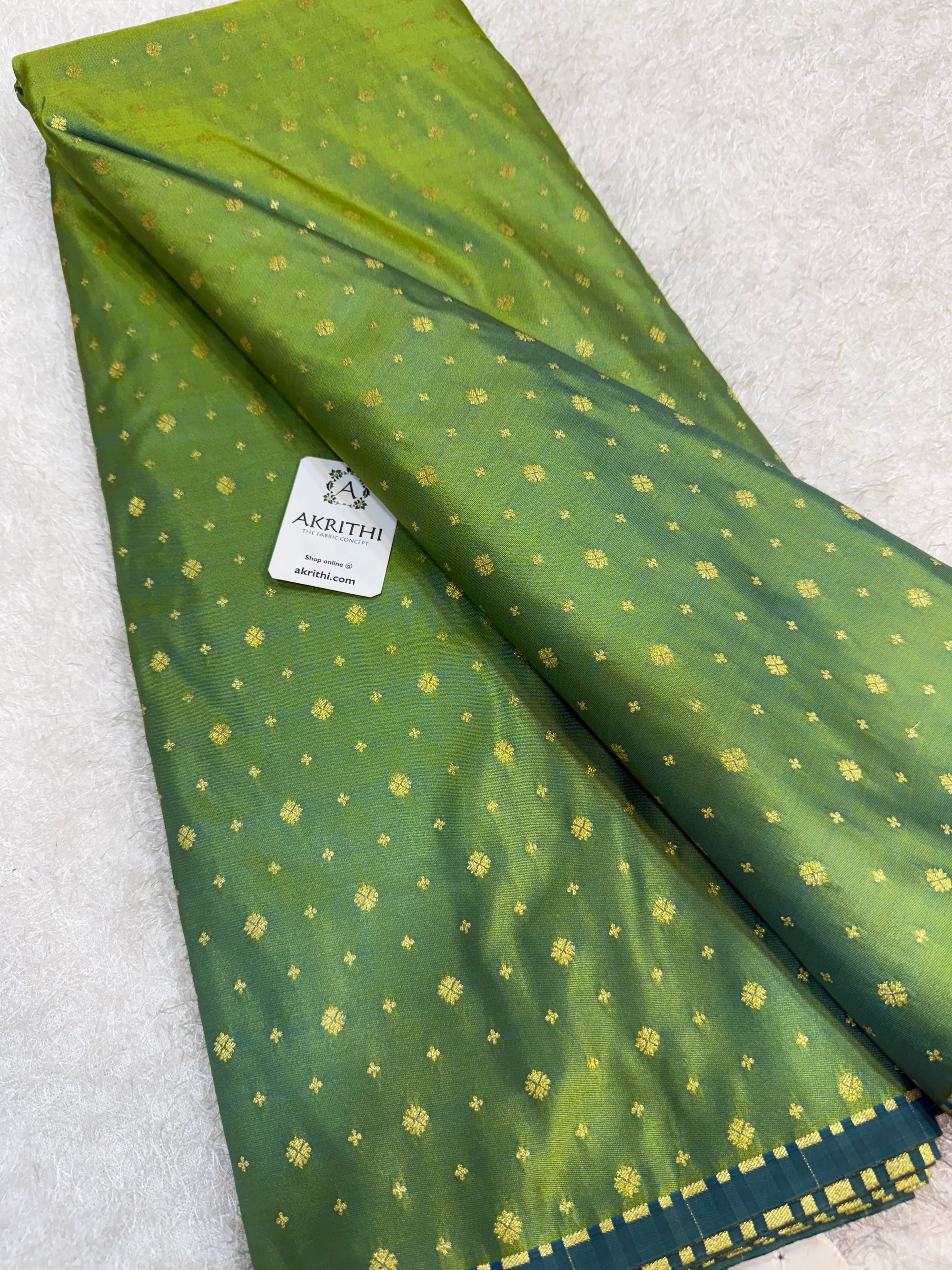 Pure Banarasi brocade butti fabric