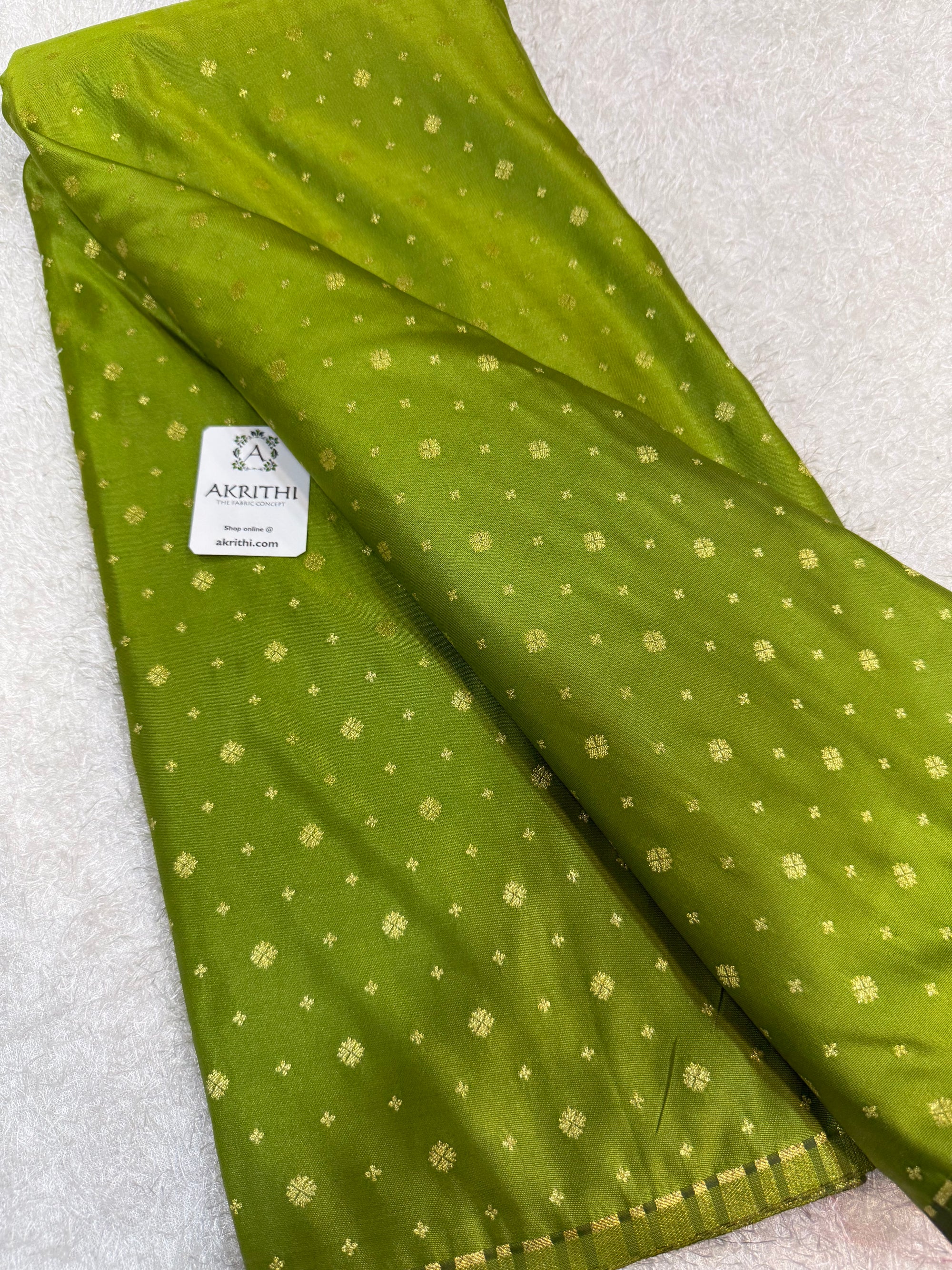 Pure Banarasi brocade butti fabric