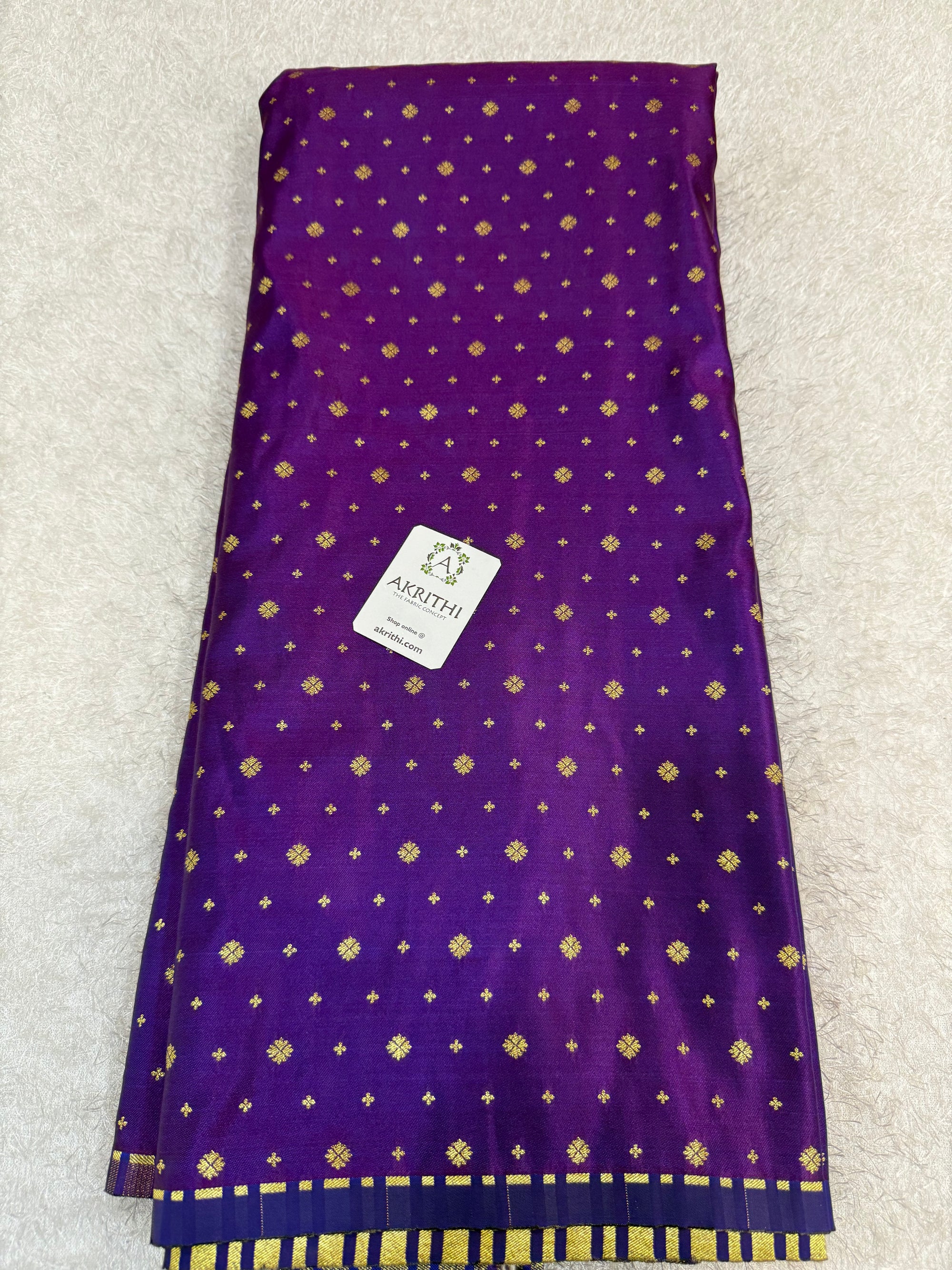 Pure Banarasi brocade butti fabric