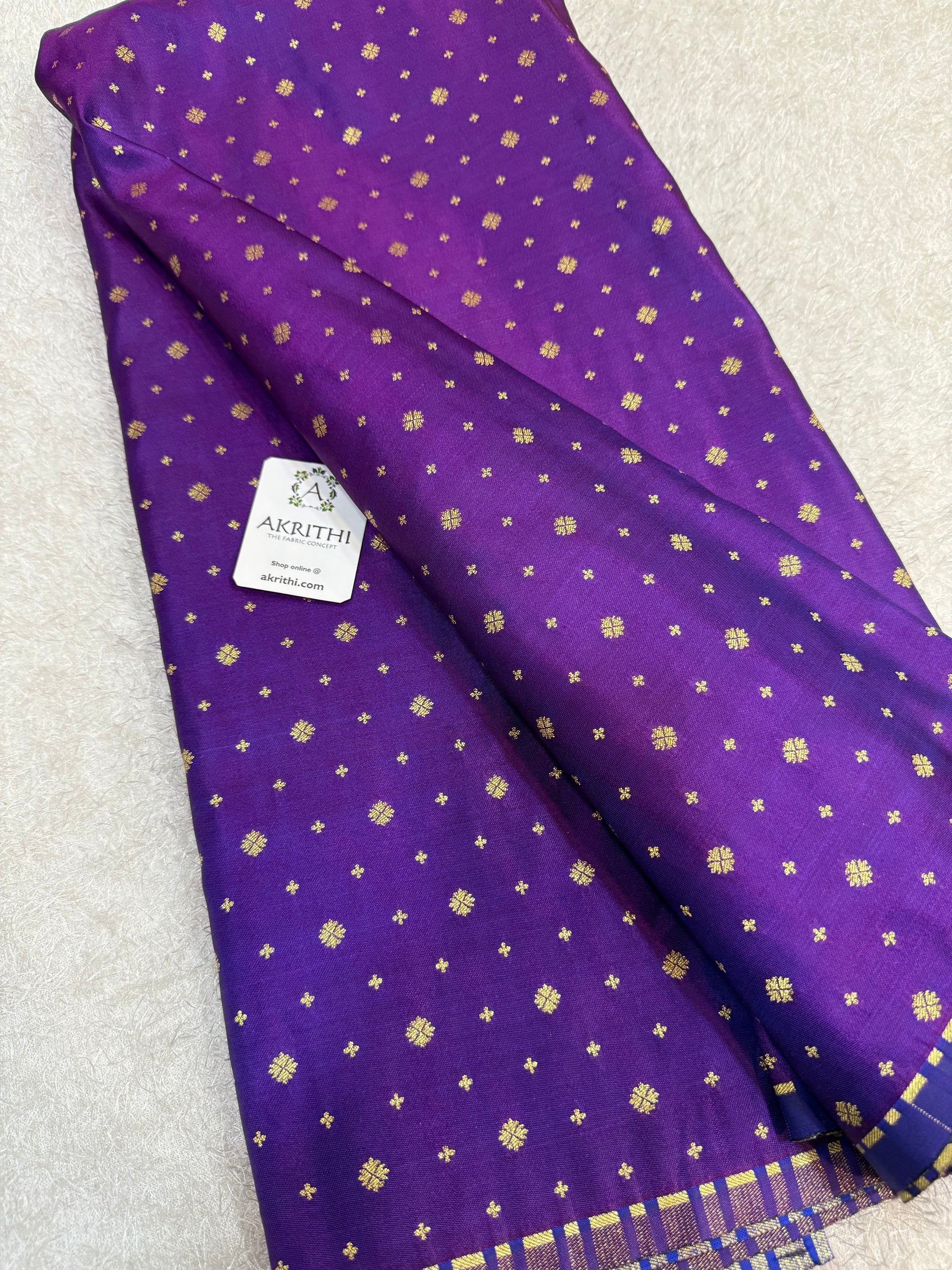 Pure Banarasi brocade butti fabric