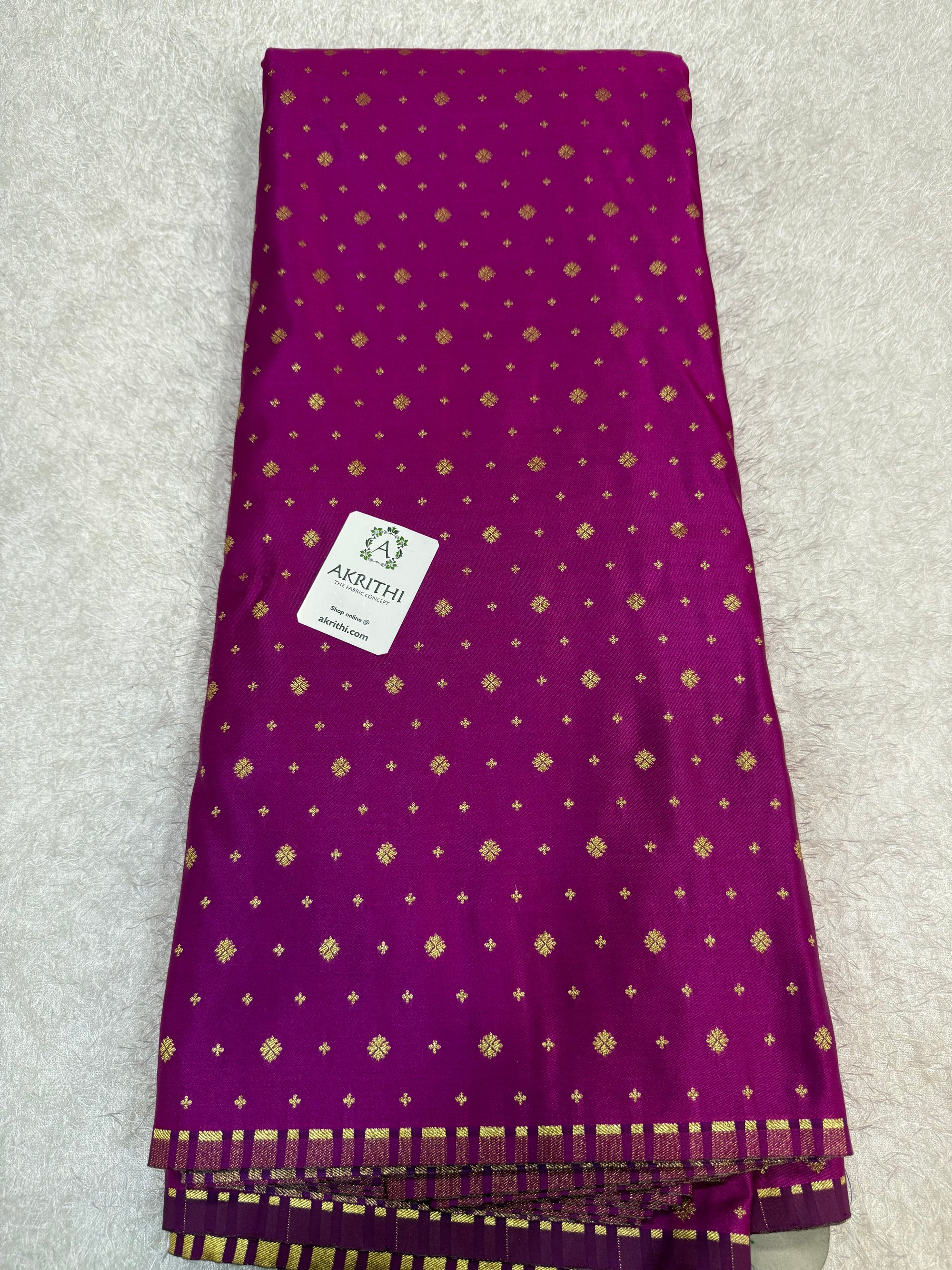 Pure Banarasi brocade butti fabric