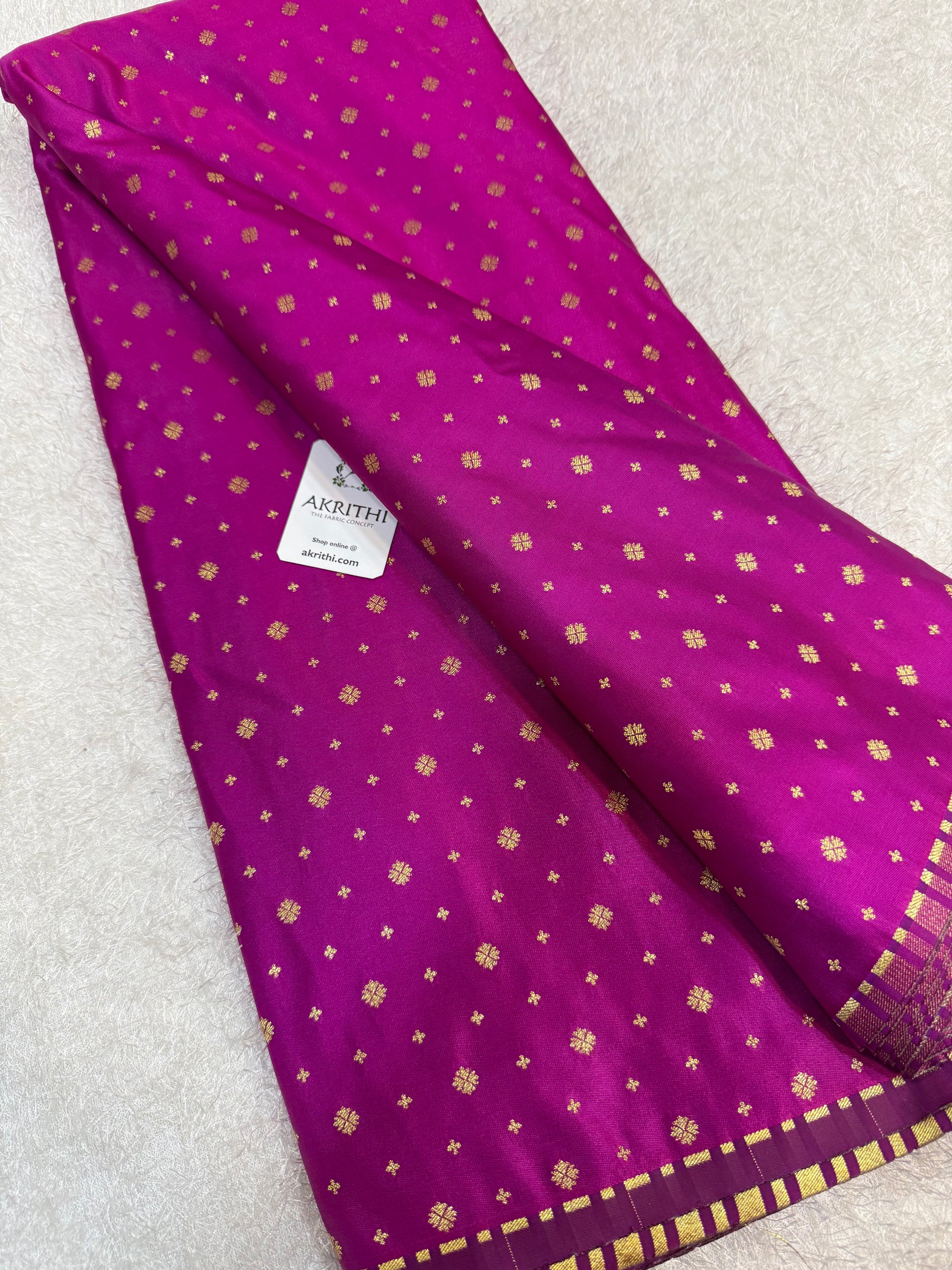 Pure Banarasi brocade butti fabric
